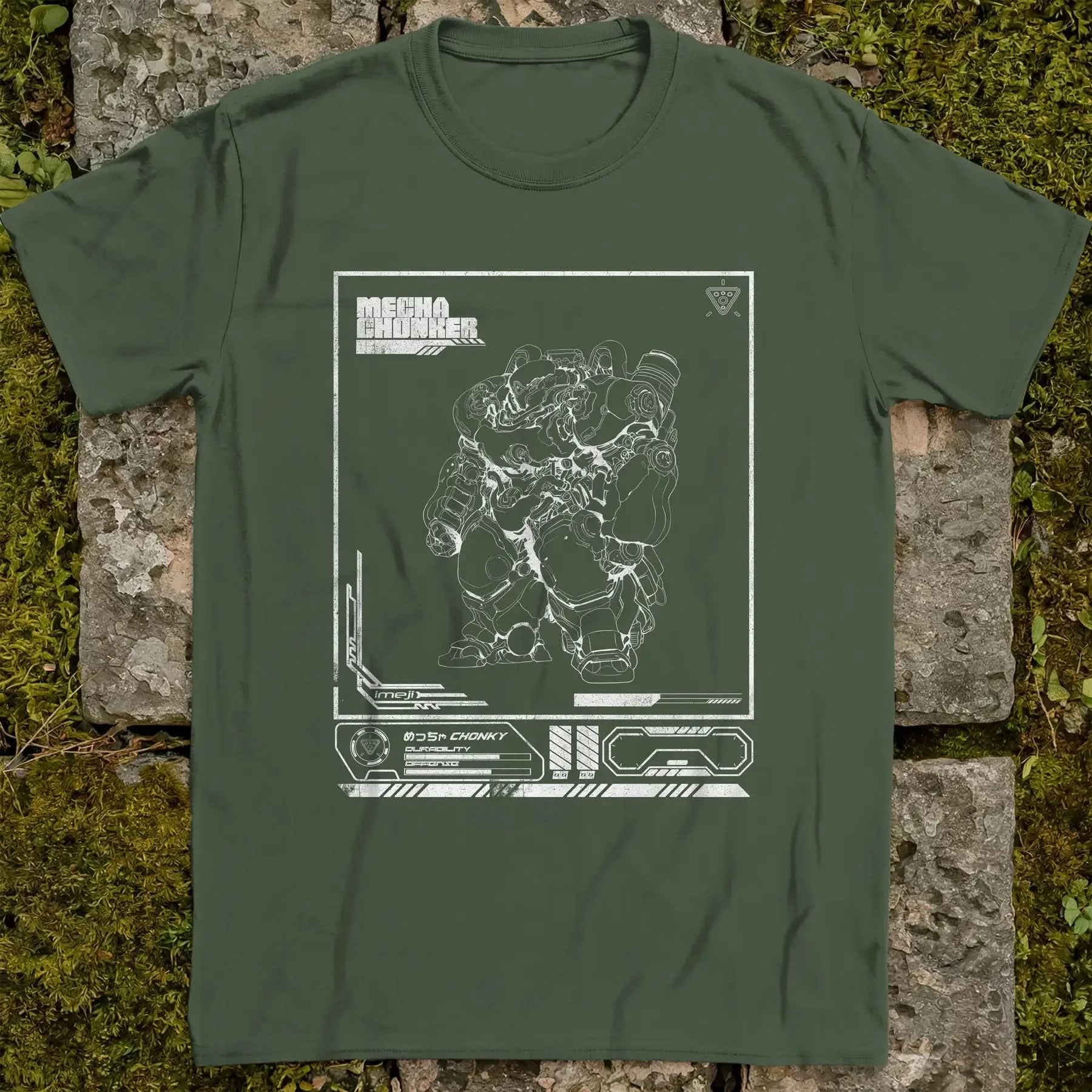 Mecha Chonker BW ❀ T-shirt