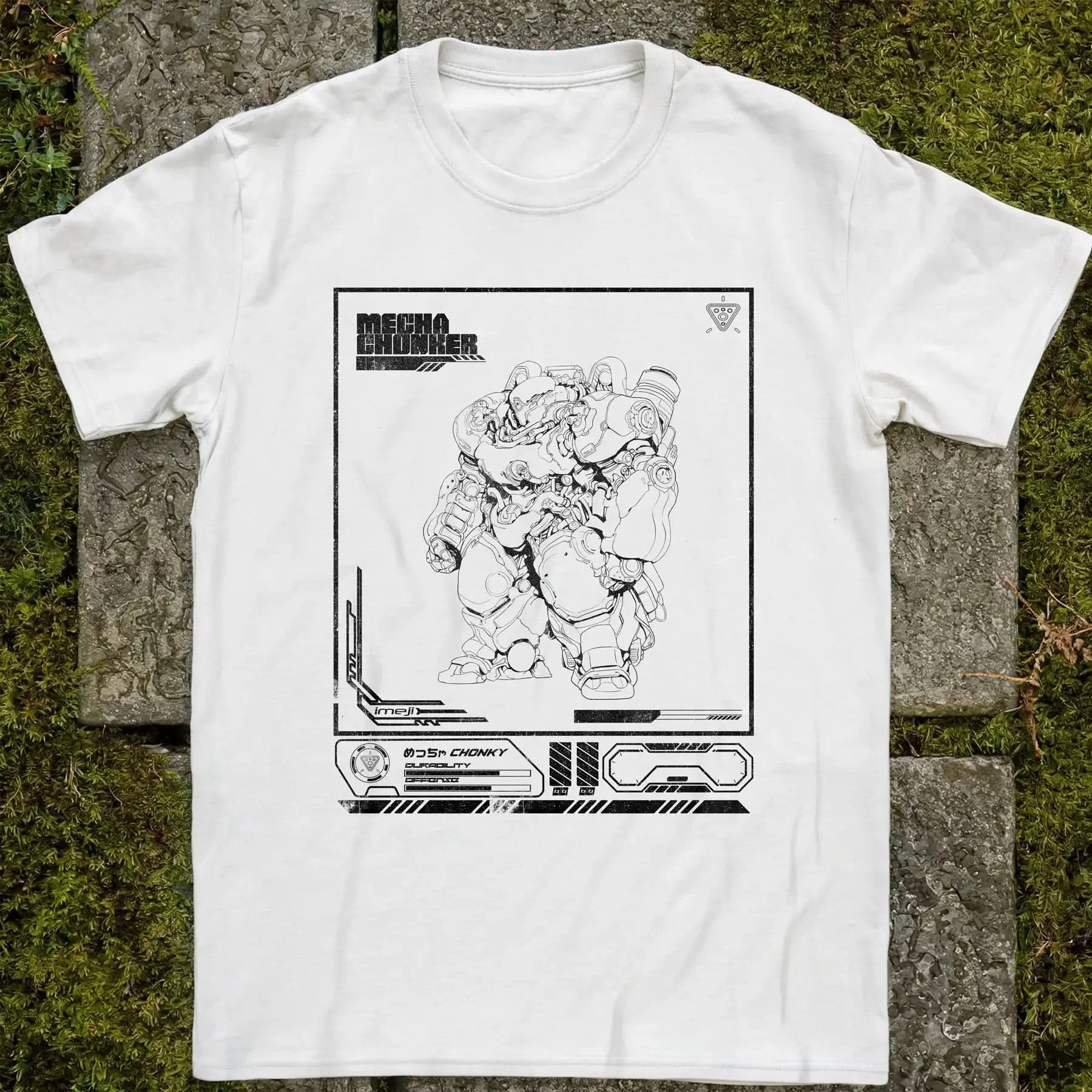 Mecha Chonker BW ❀ T-shirt