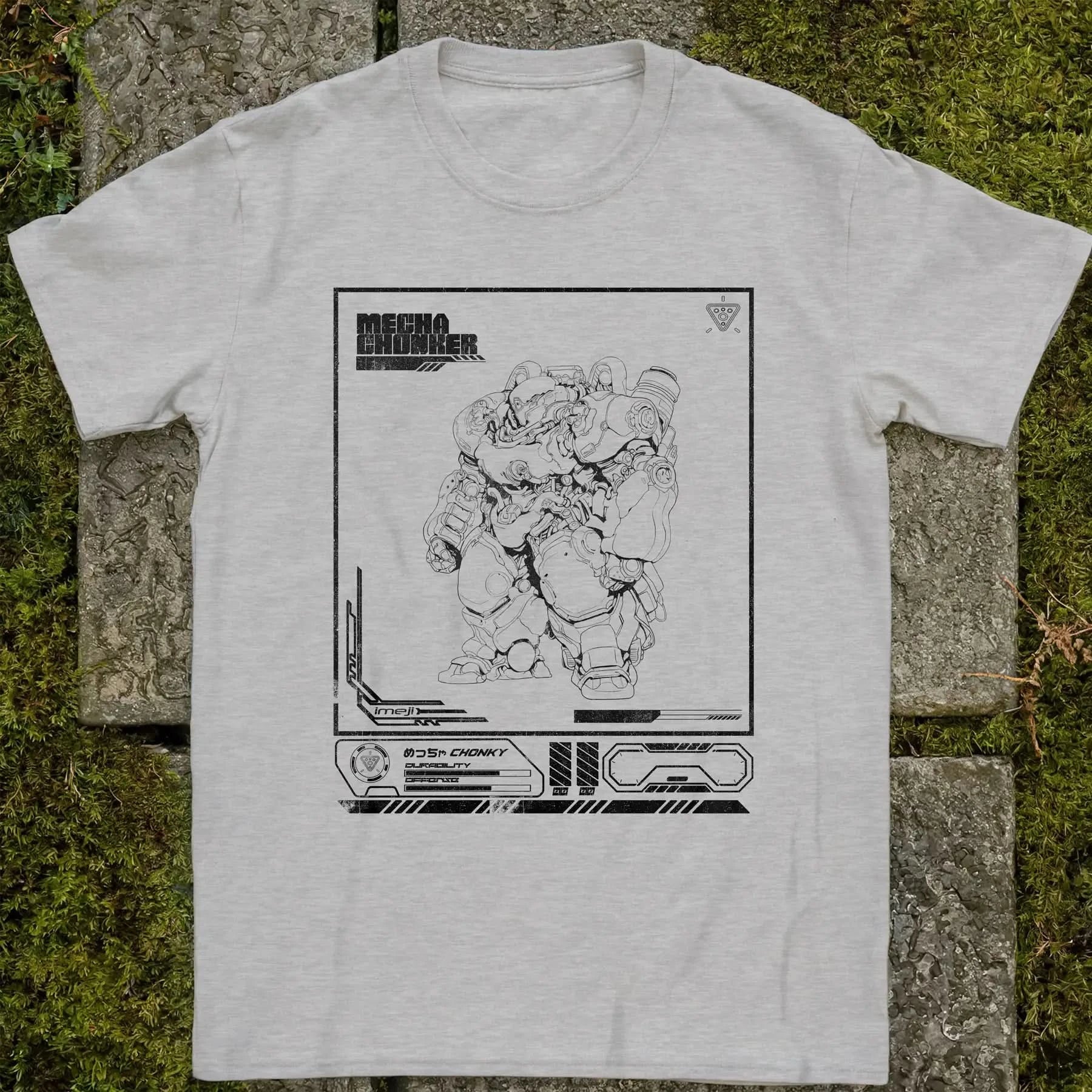 Mecha Chonker BW ❀ T-shirt