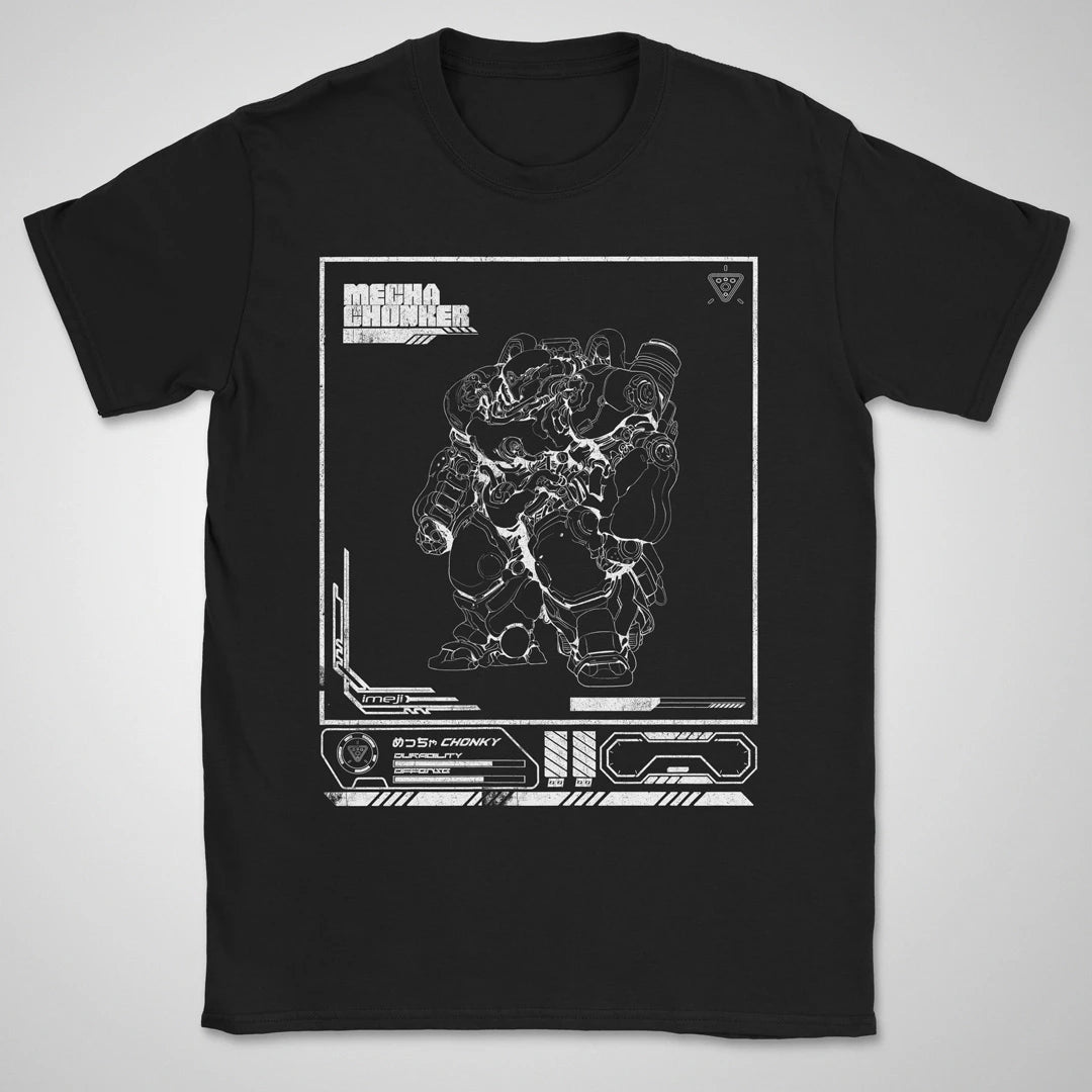 Mecha Chonker BW ❀ T-shirt