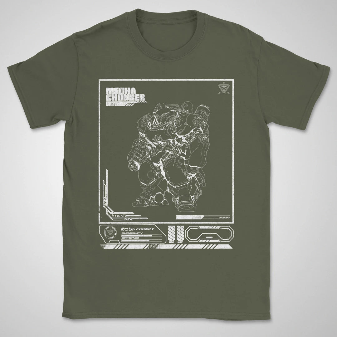 Mecha Chonker BW ❀ T-shirt