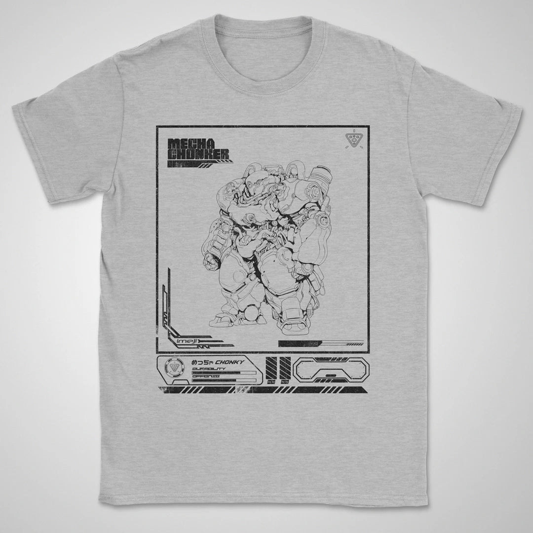 Mecha Chonker BW ❀ T-shirt