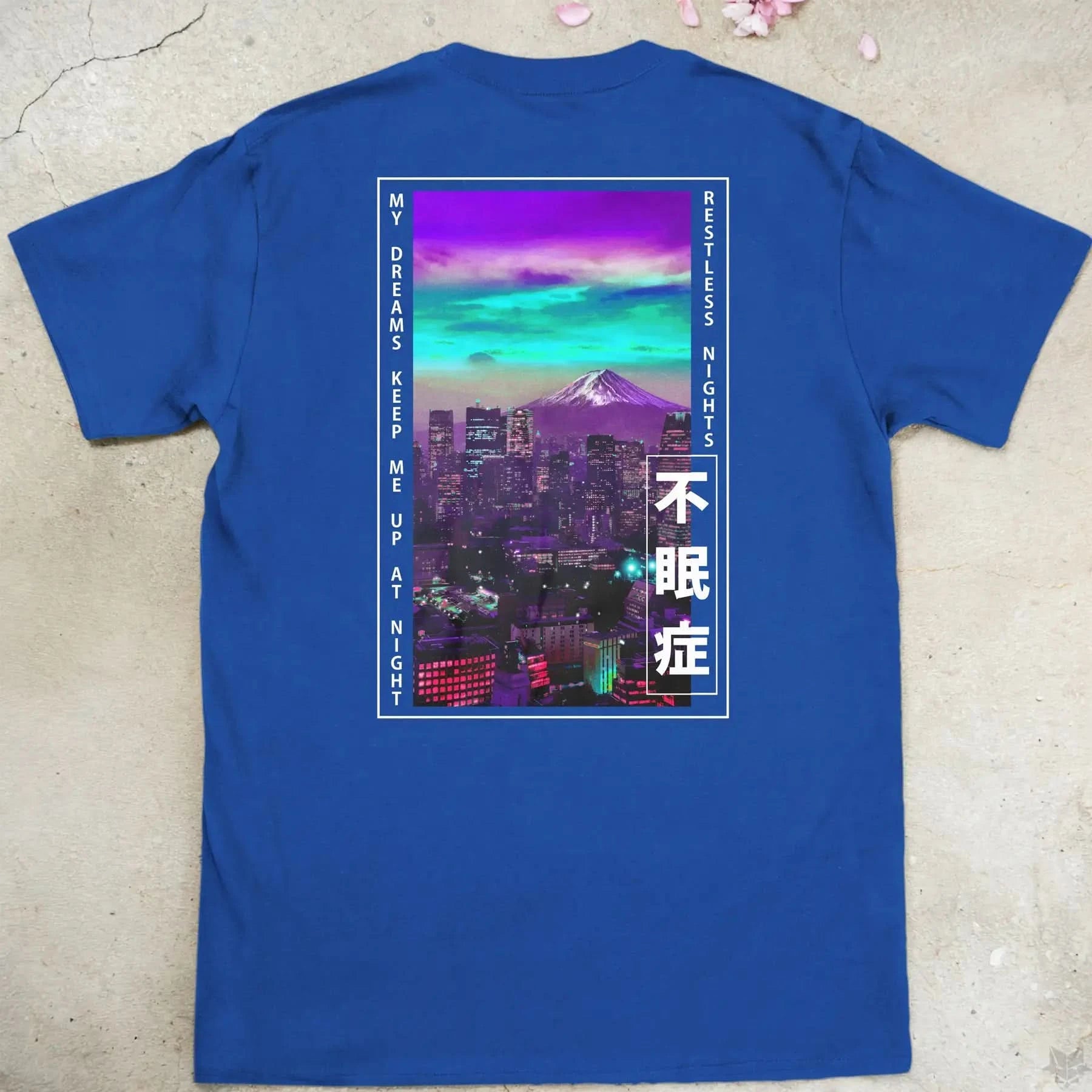 Restless Nights | back print ❀ T-shirt