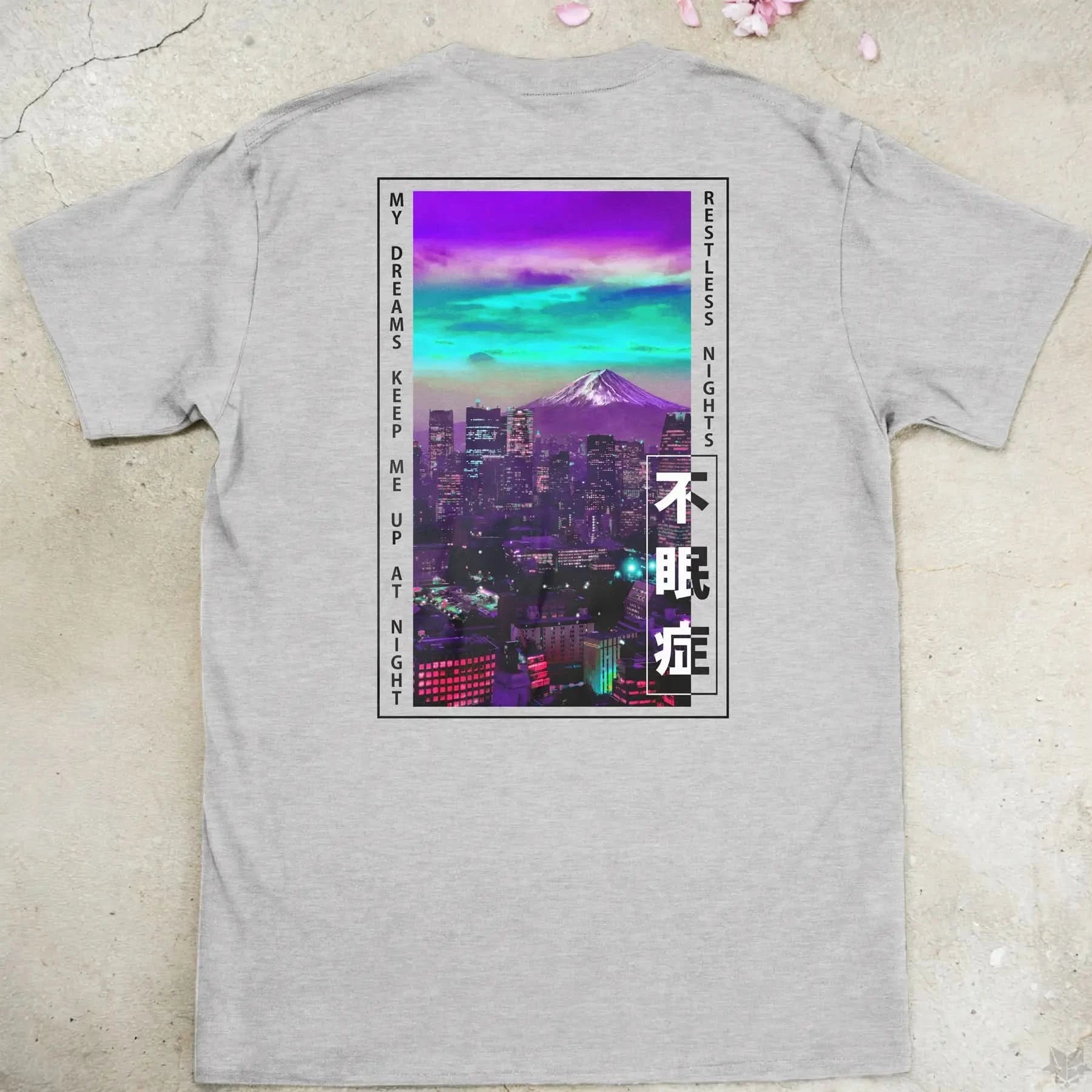 Restless Nights | back print ❀ T-shirt