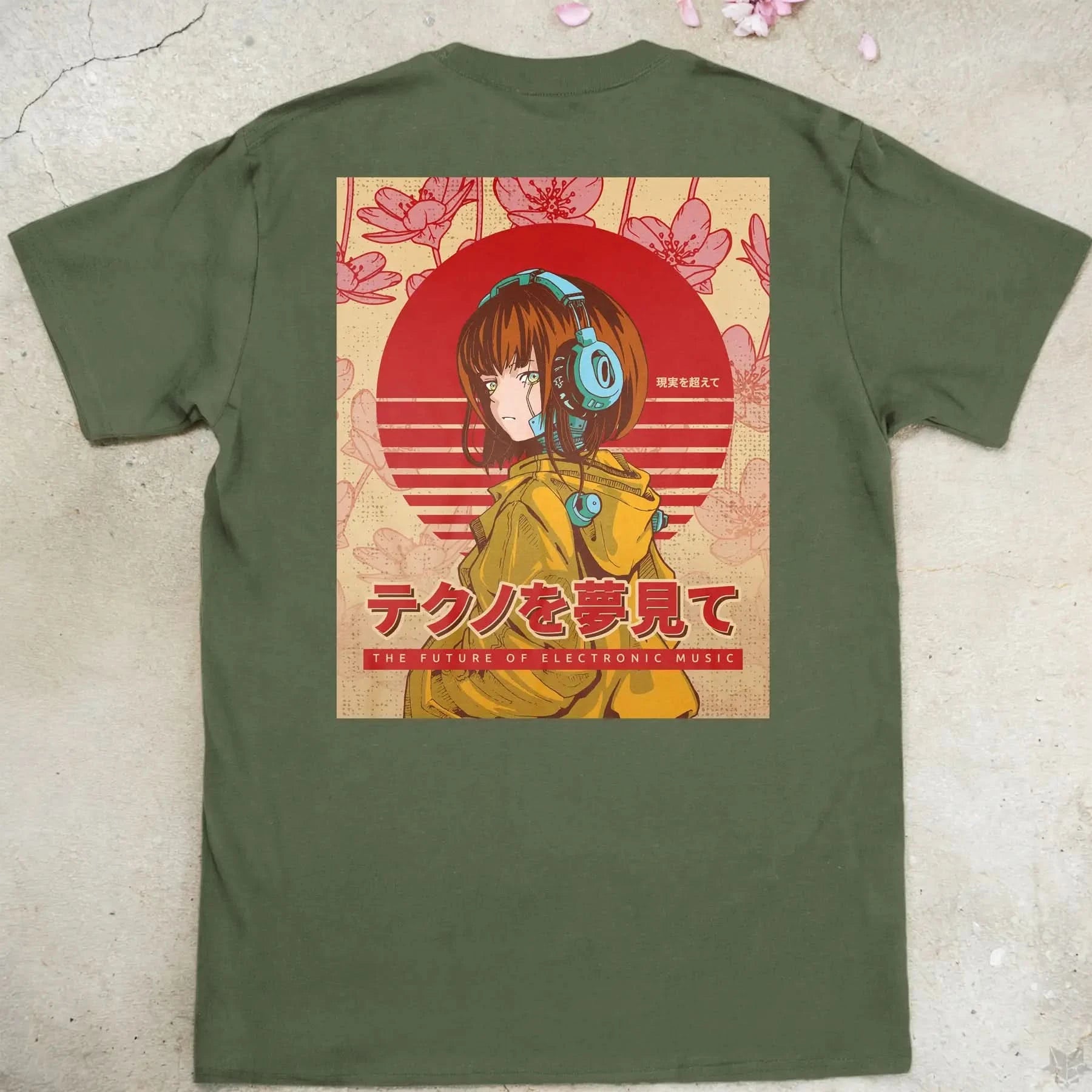 Dreaming of Techno | back print ❀ T-shirt