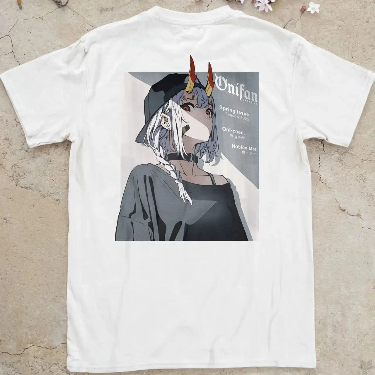 OniFan Magazine | back print ❀ T-shirt