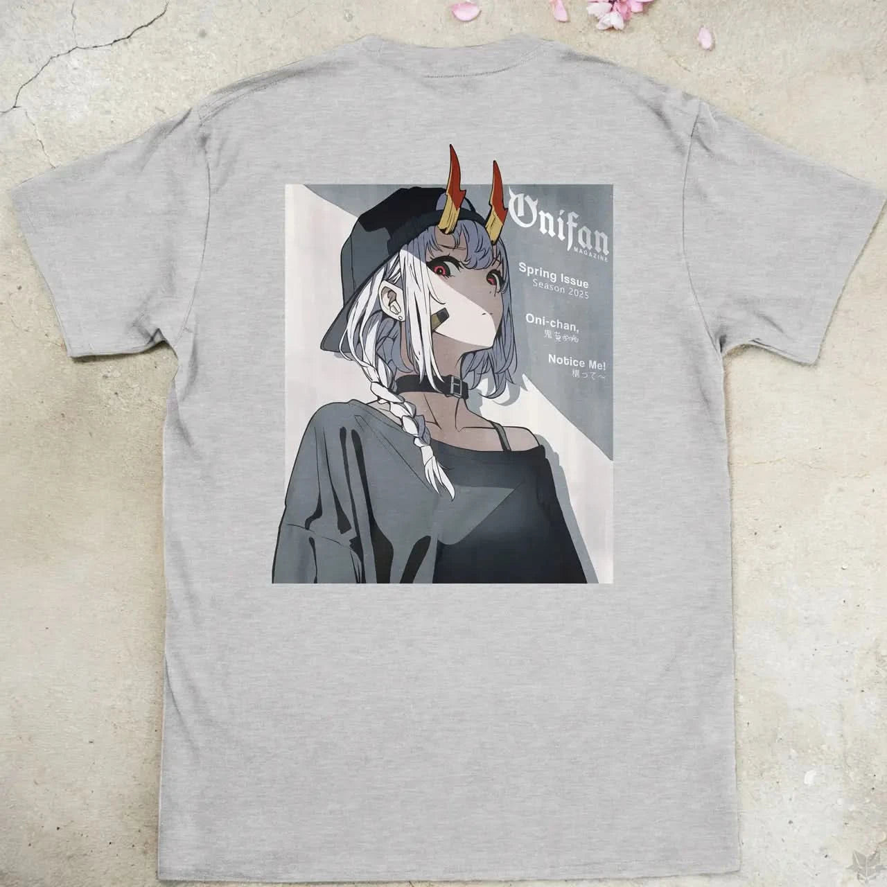 OniFan Magazine | back print ❀ T-shirt