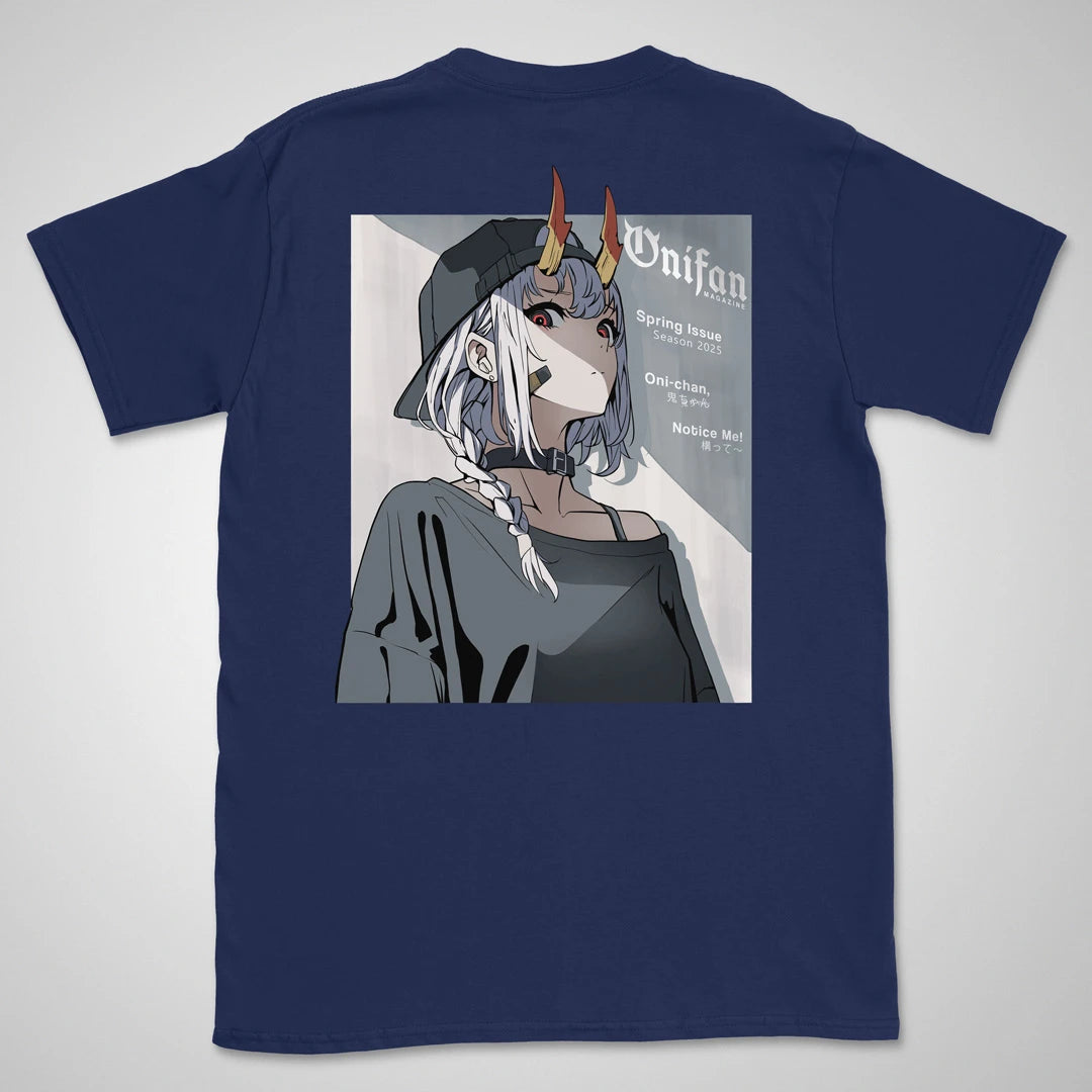 OniFan Magazine | back print ❀ T-shirt