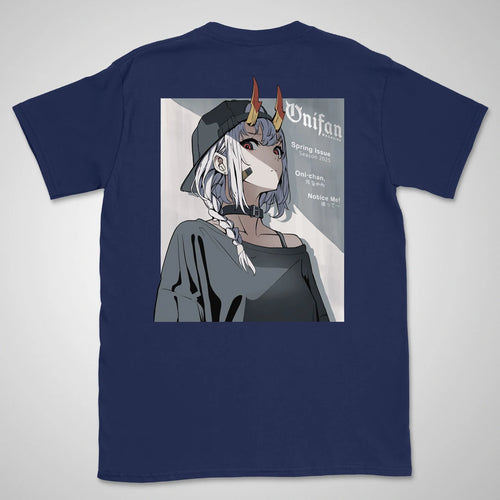 OniFan Magazine | back print ❀ T-shirt