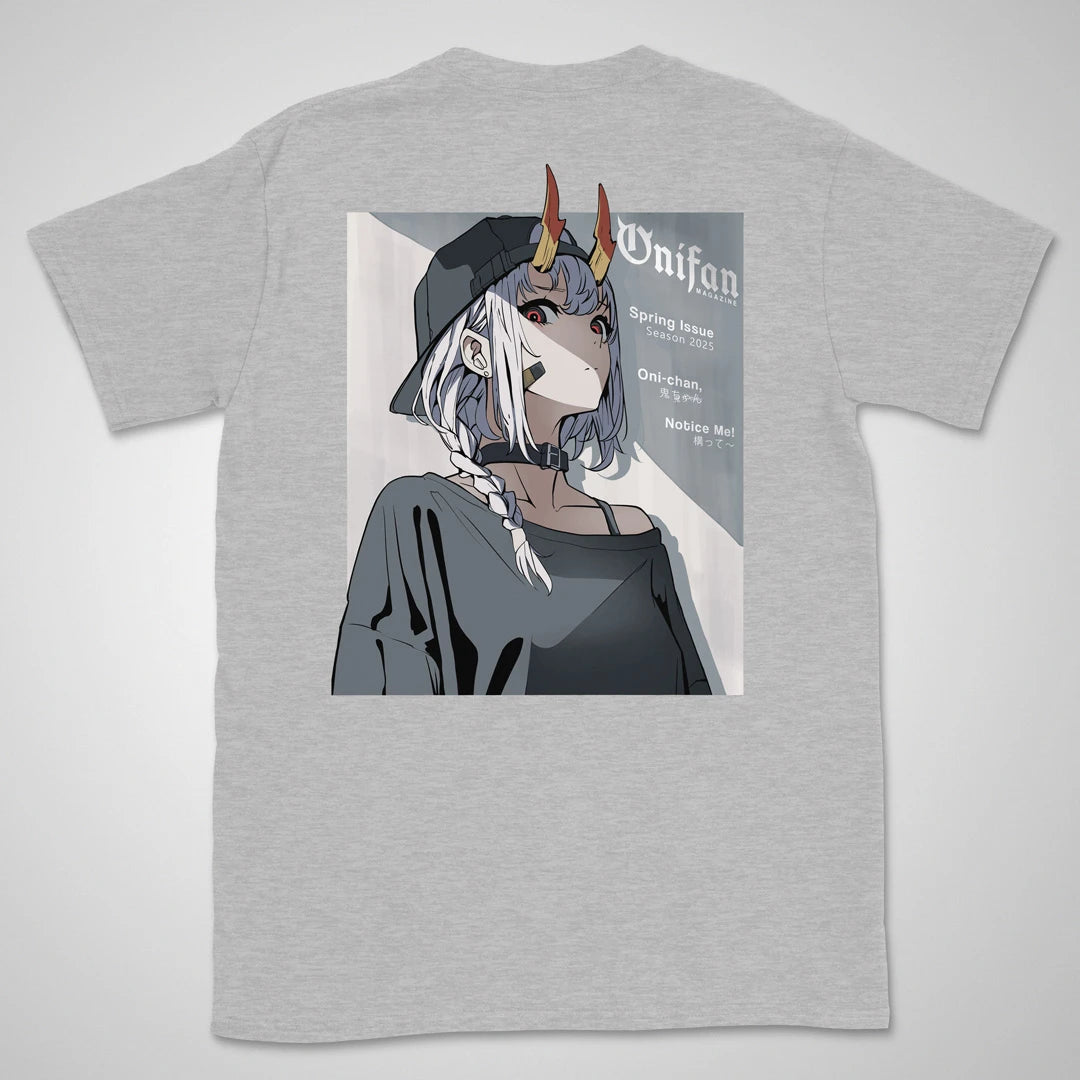 OniFan Magazine | back print ❀ T-shirt