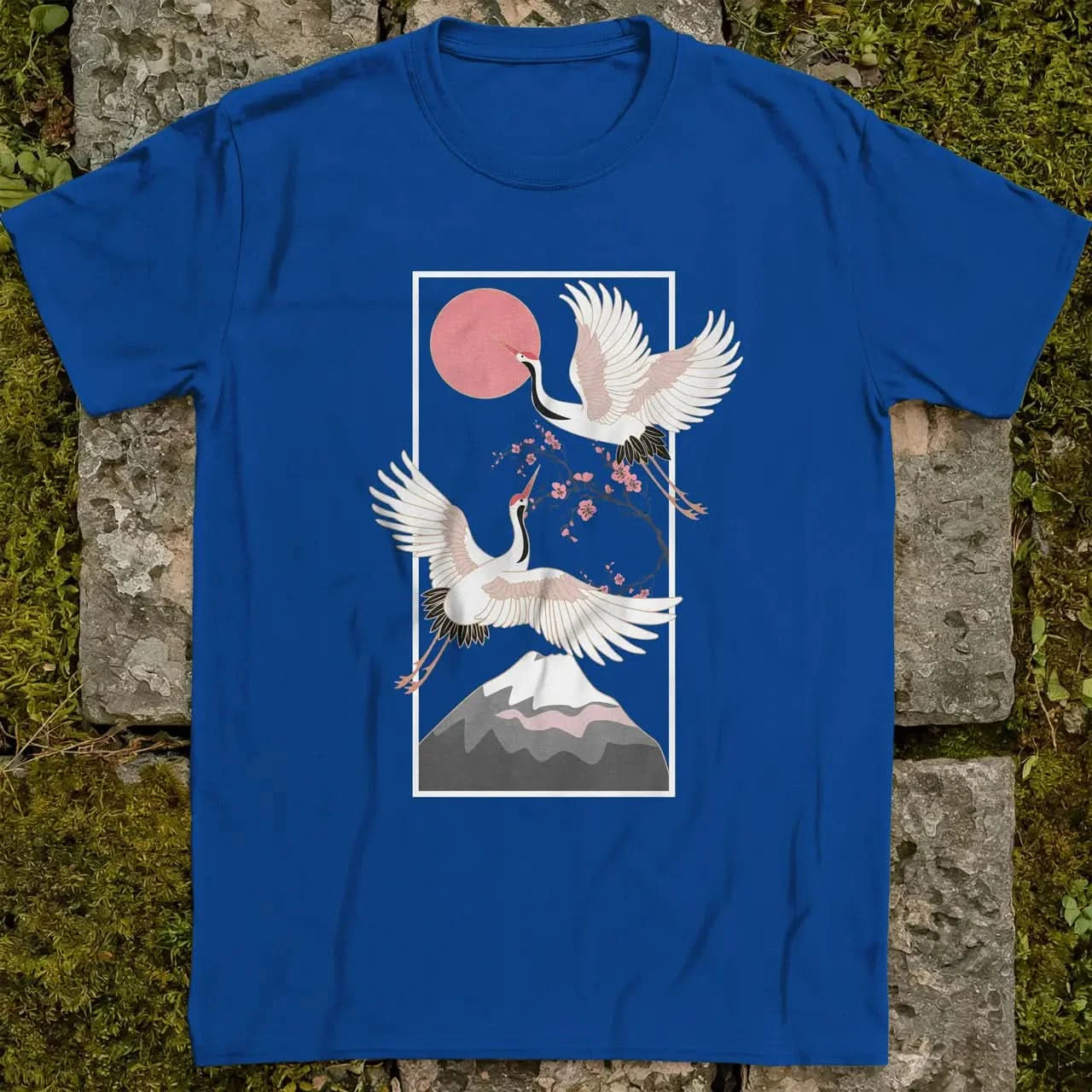 Cranes Over Fuji ❀ T-shirt
