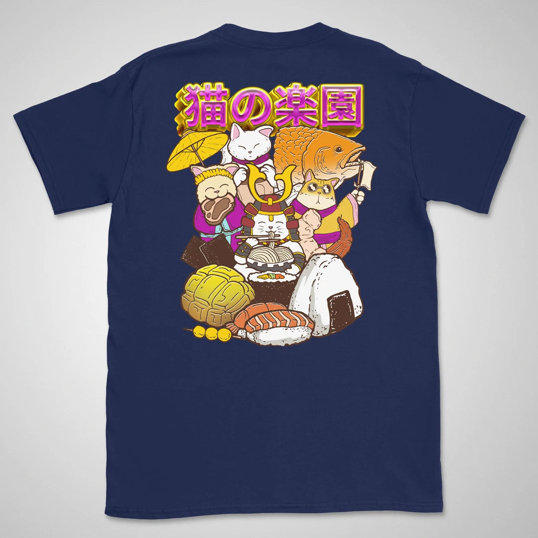 Neko Paradise | back print ❀ T-shirt