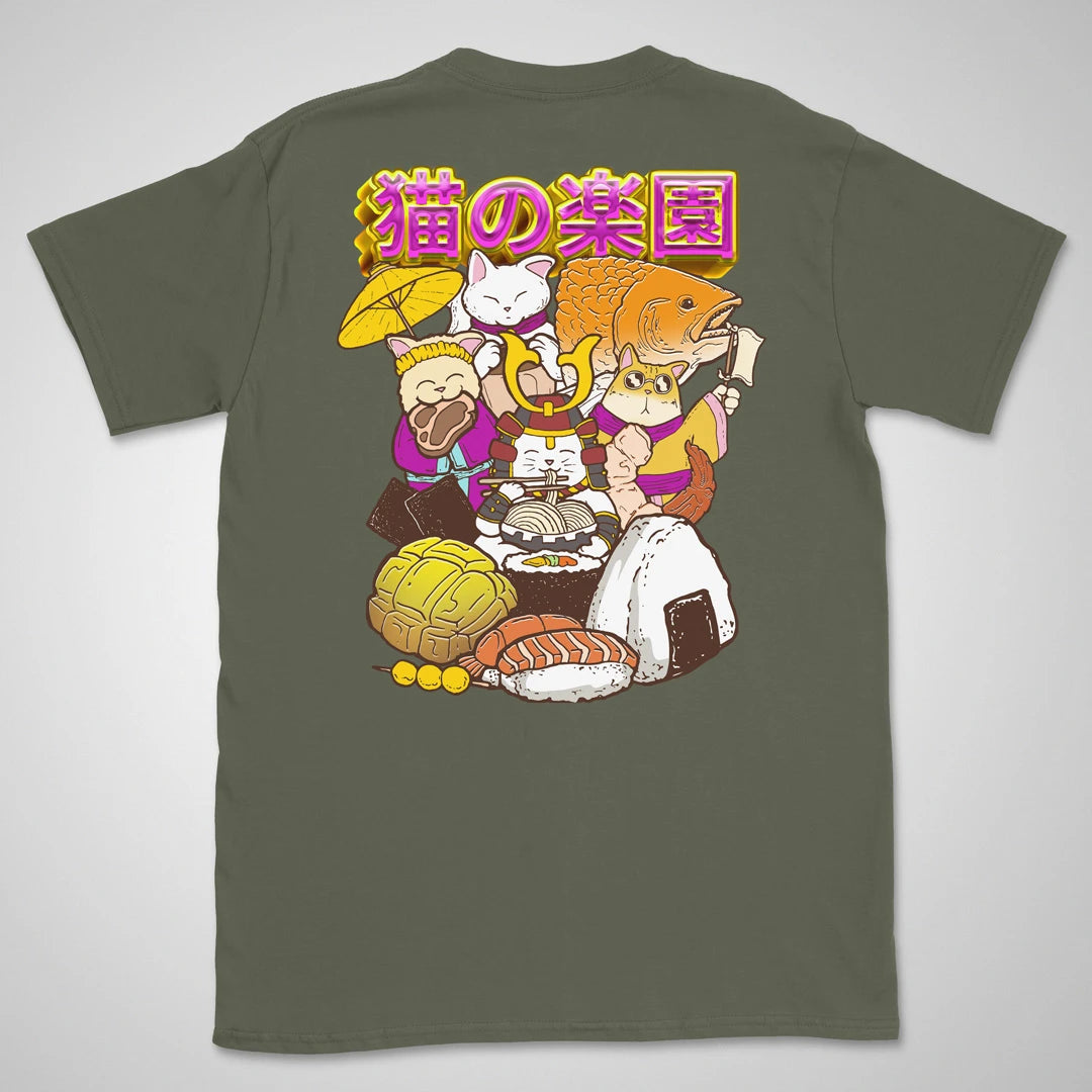 Neko Paradise | back print ❀ T-shirt