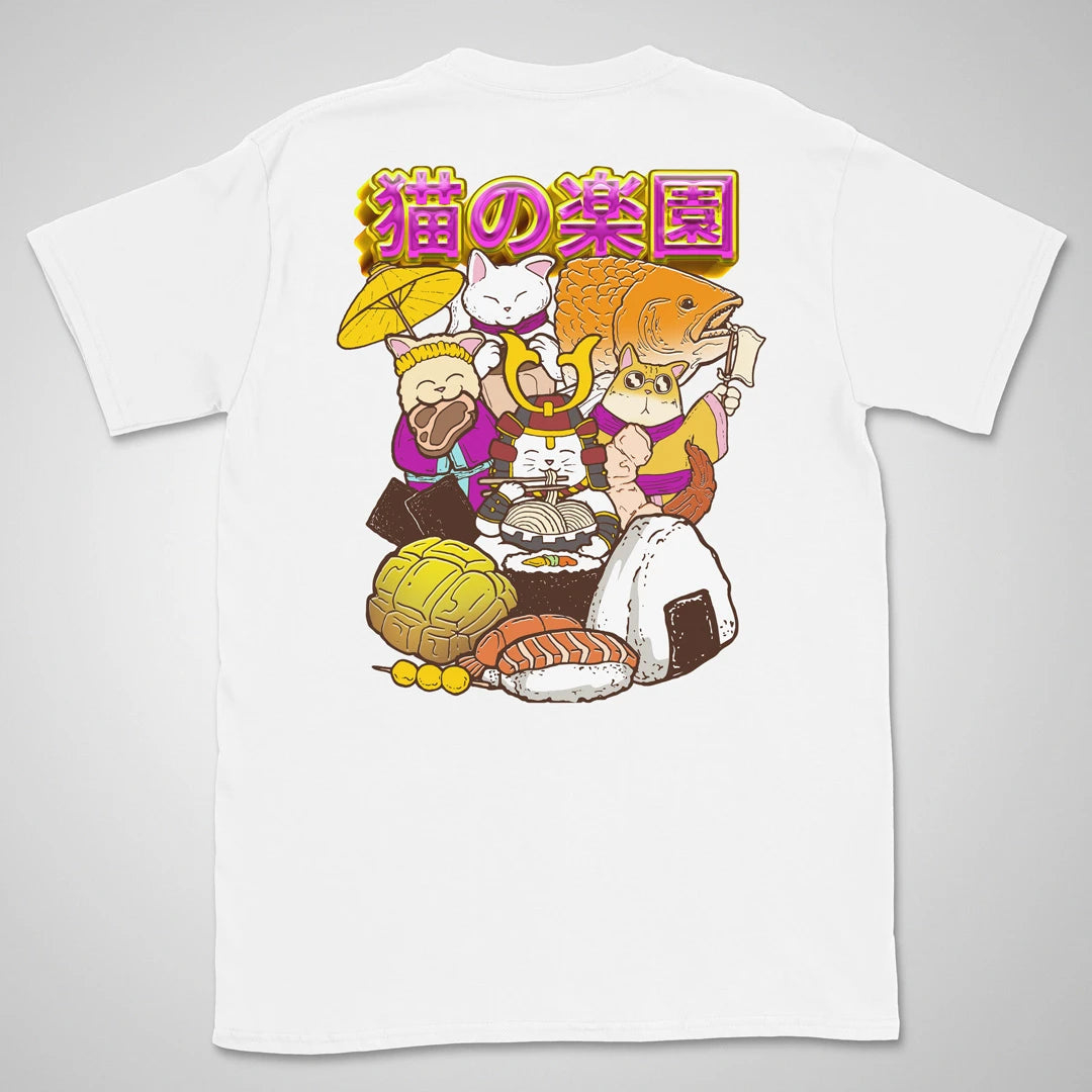 Neko Paradise | back print ❀ T-shirt