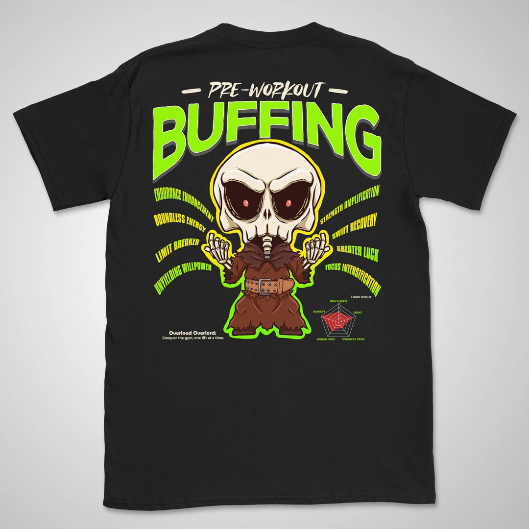 Pre-Workout Overlord | back print ❀ T-shirt