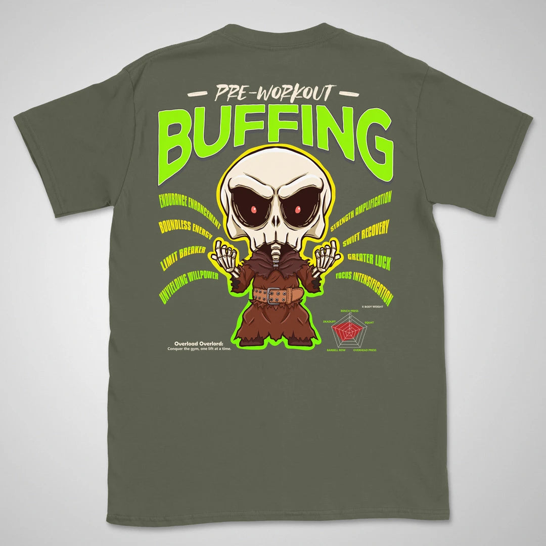 Pre-Workout Overlord | back print ❀ T-shirt