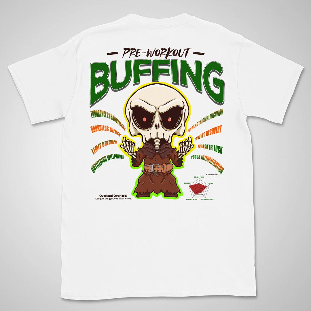 Pre-Workout Overlord | back print ❀ T-shirt