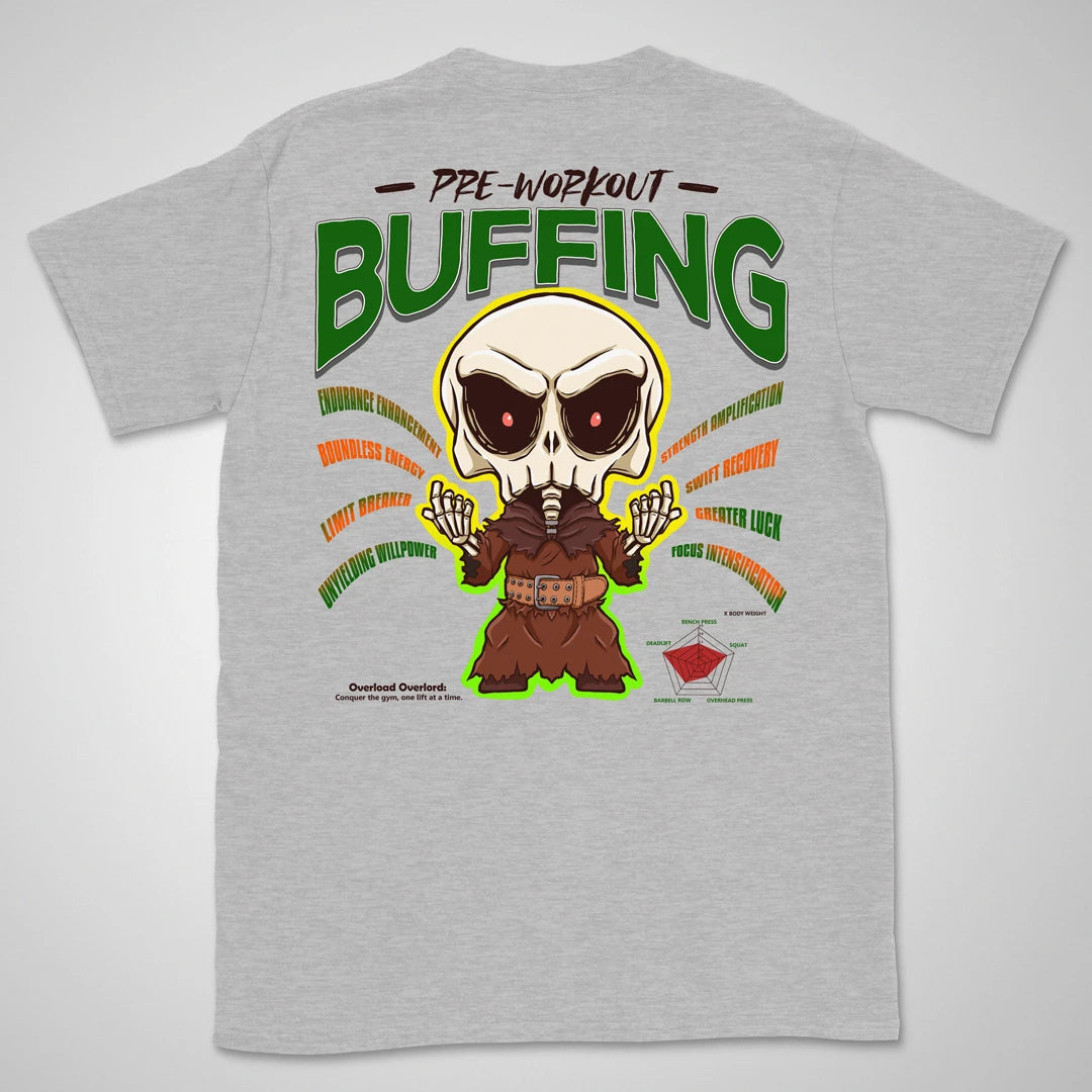 Pre-Workout Overlord | back print ❀ T-shirt