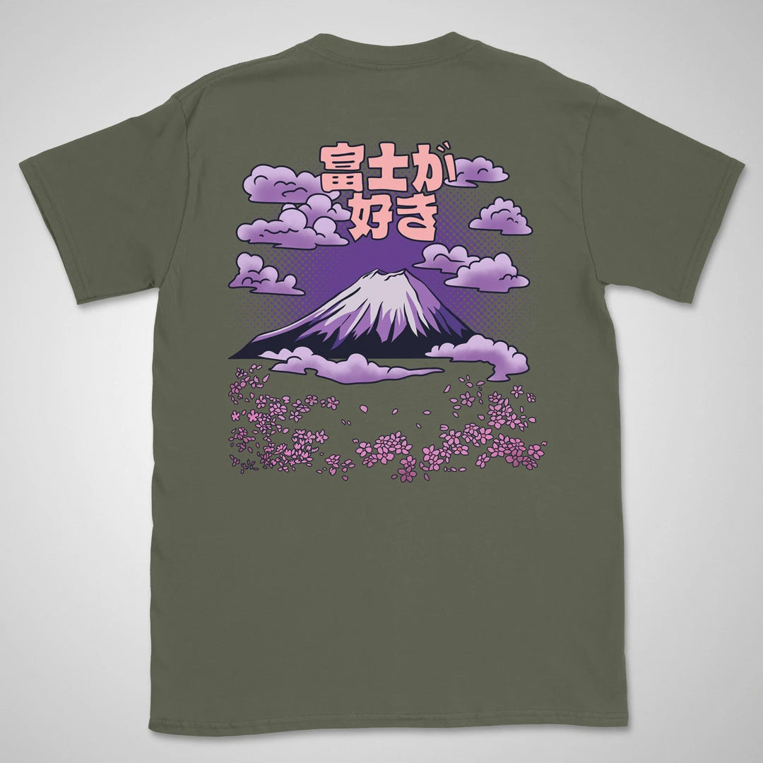 Fuji Ga Suki | back print ❀ T-shirt