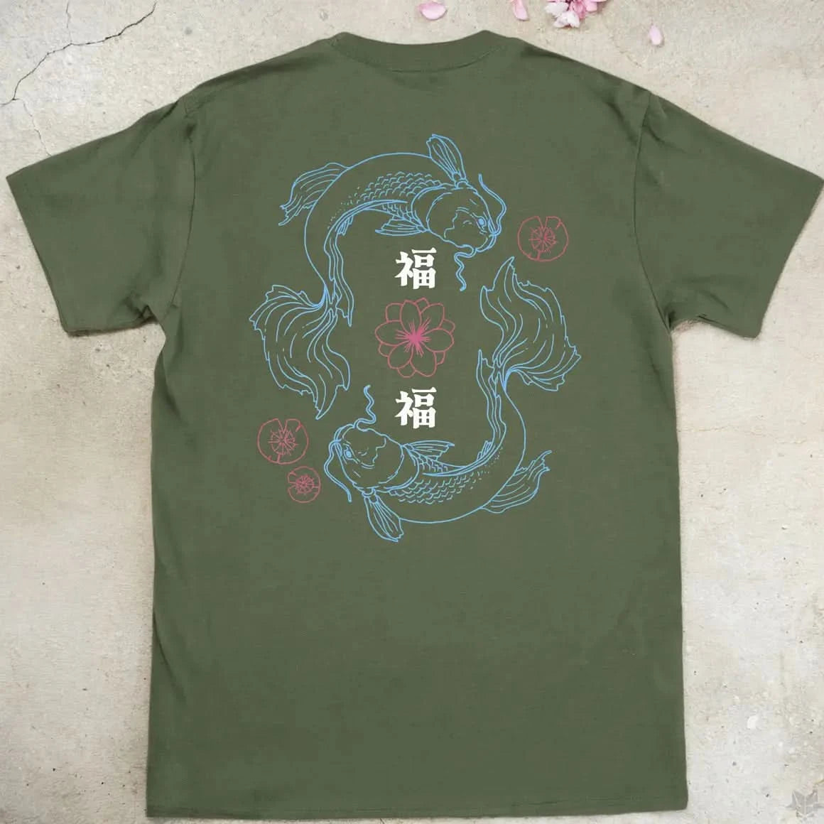 Good Fortune x2 | back print ❀ T-shirt