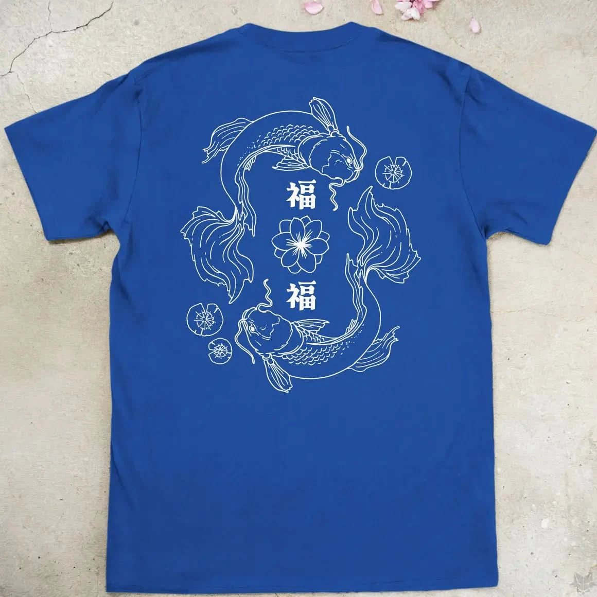 Good Fortune x2 BW | back print ❀ T-shirt