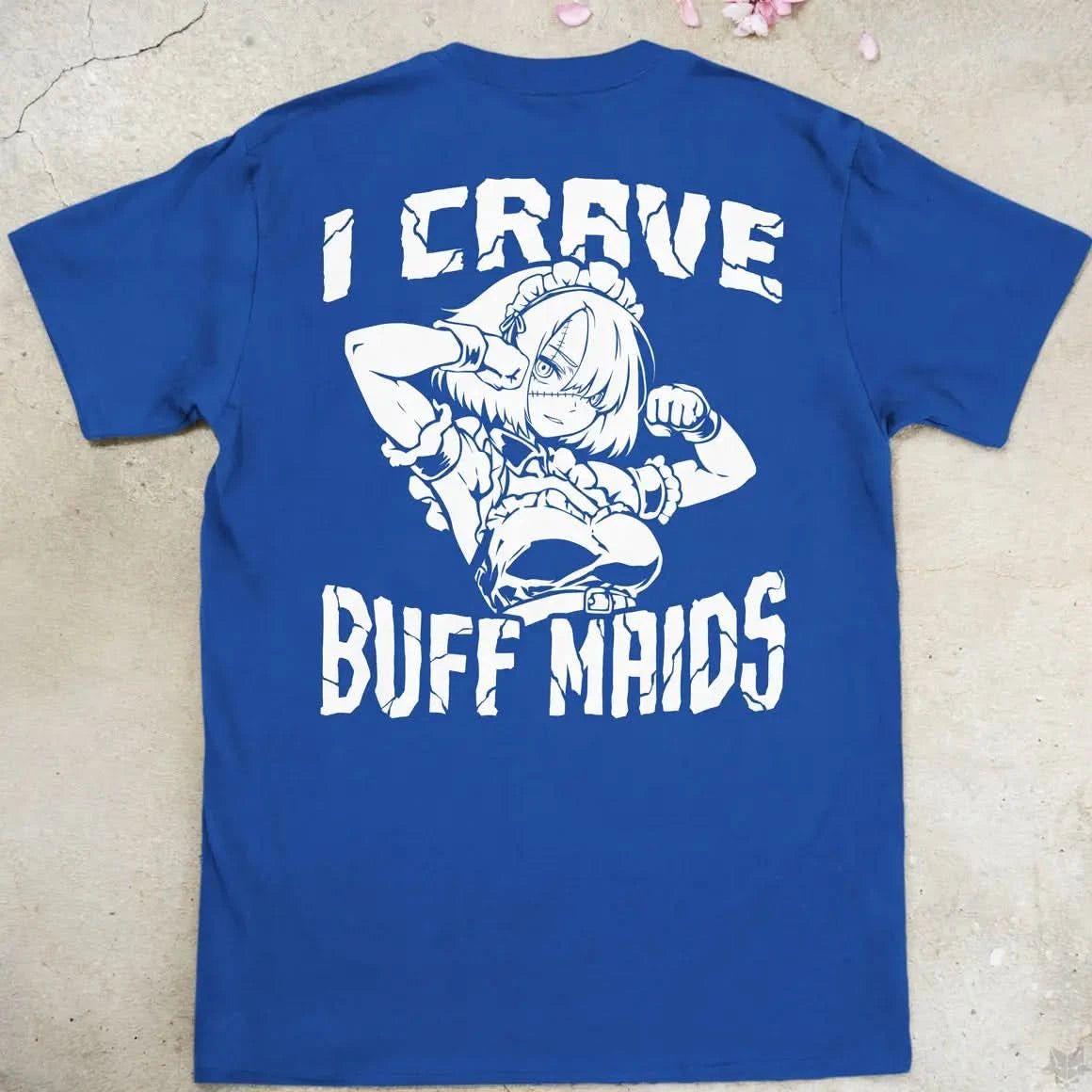 I Crave Buff Maids BW | back print ❀ T-shirt