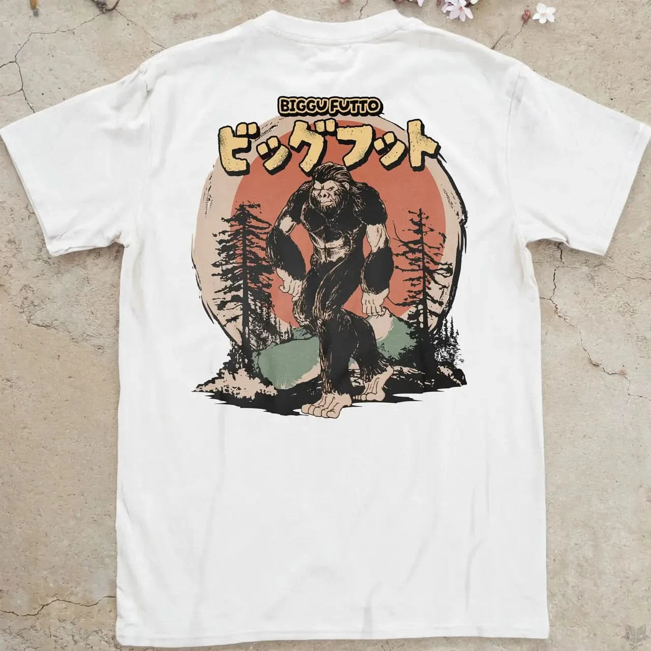 Biggu Futto | back print ❀ T-shirt