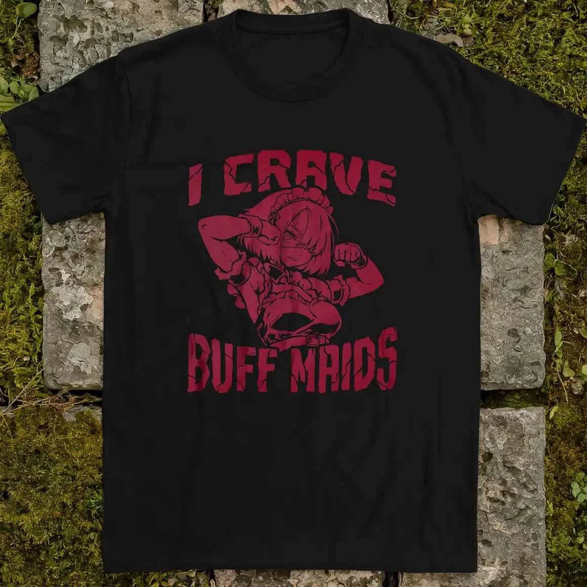 I Crave Buff Maids Red ❀ T-shirt
