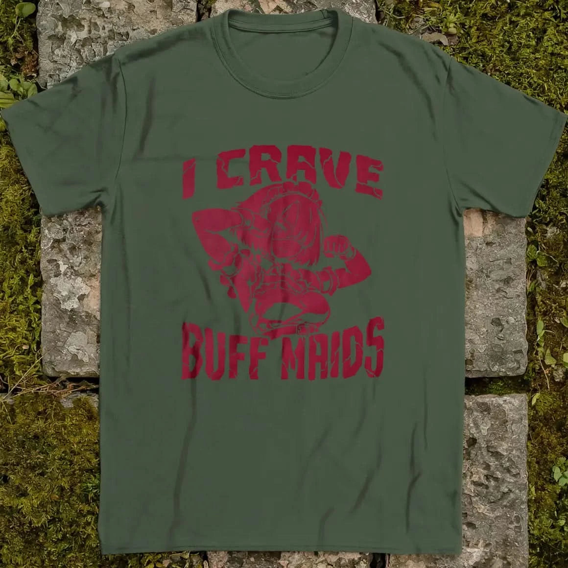 I Crave Buff Maids Red ❀ T-shirt