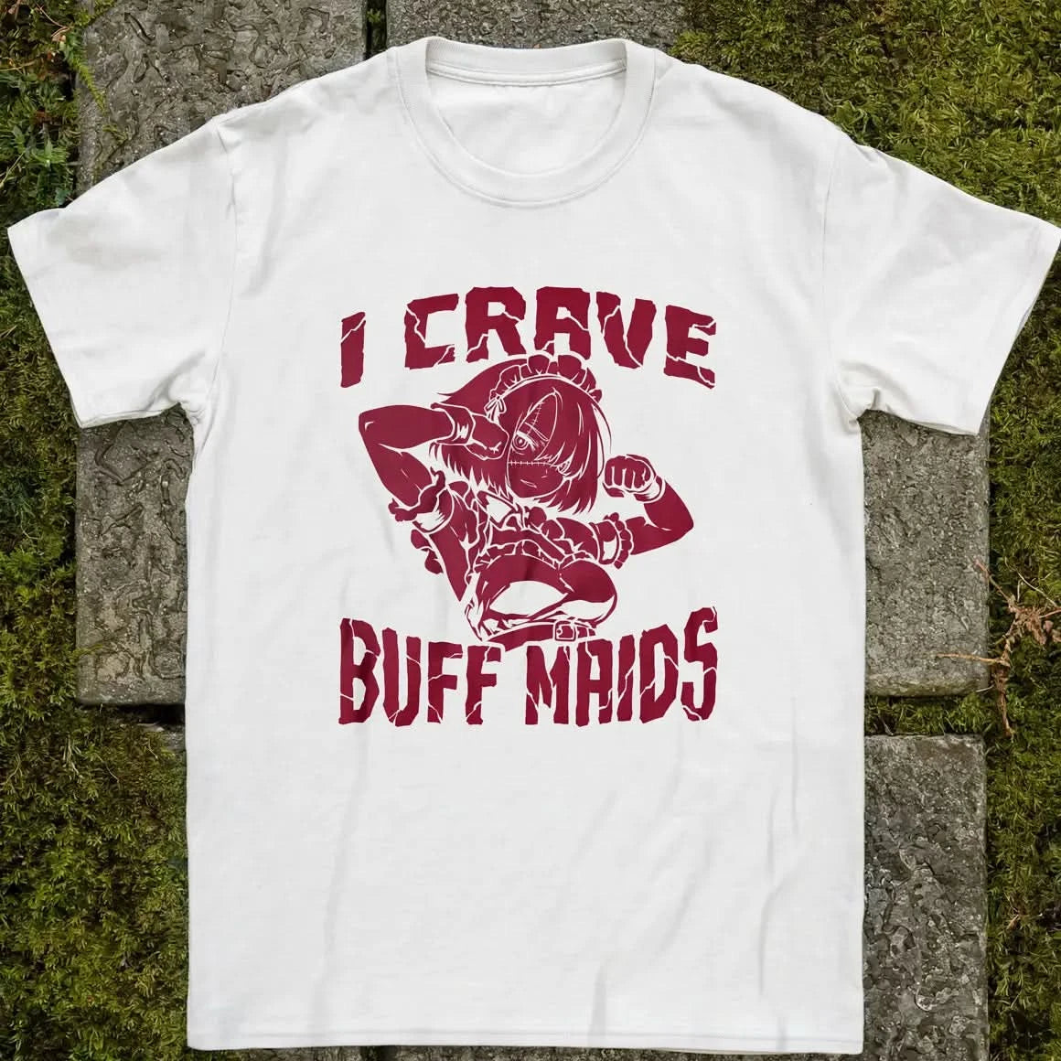 I Crave Buff Maids Red ❀ T-shirt
