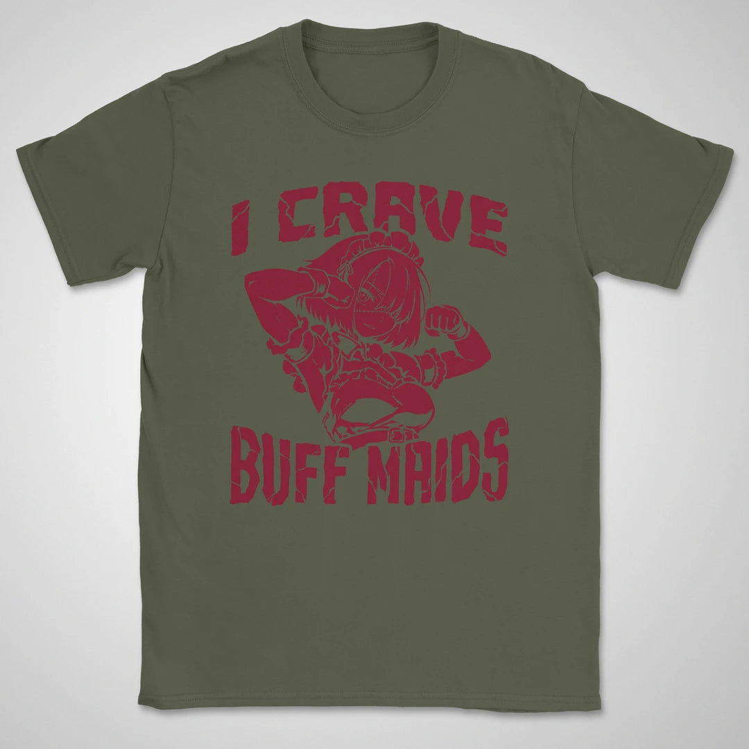 I Crave Buff Maids Red ❀ T-shirt