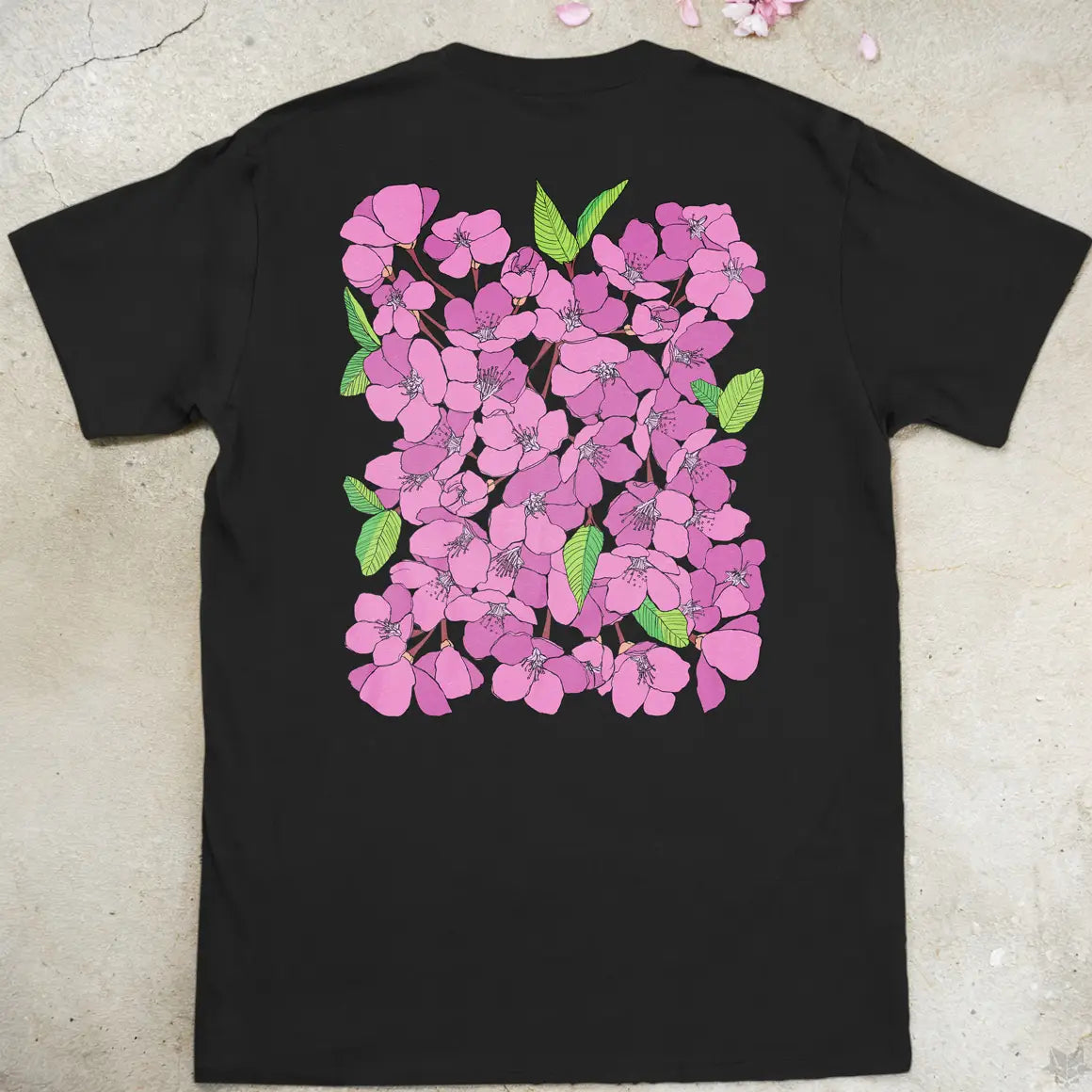 Cherry Blossoms | back print ❀ T-shirt
