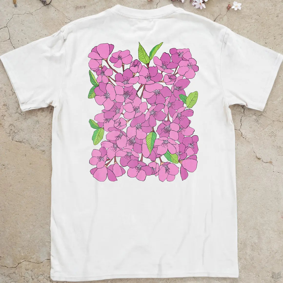 Cherry Blossoms | back print ❀ T-shirt