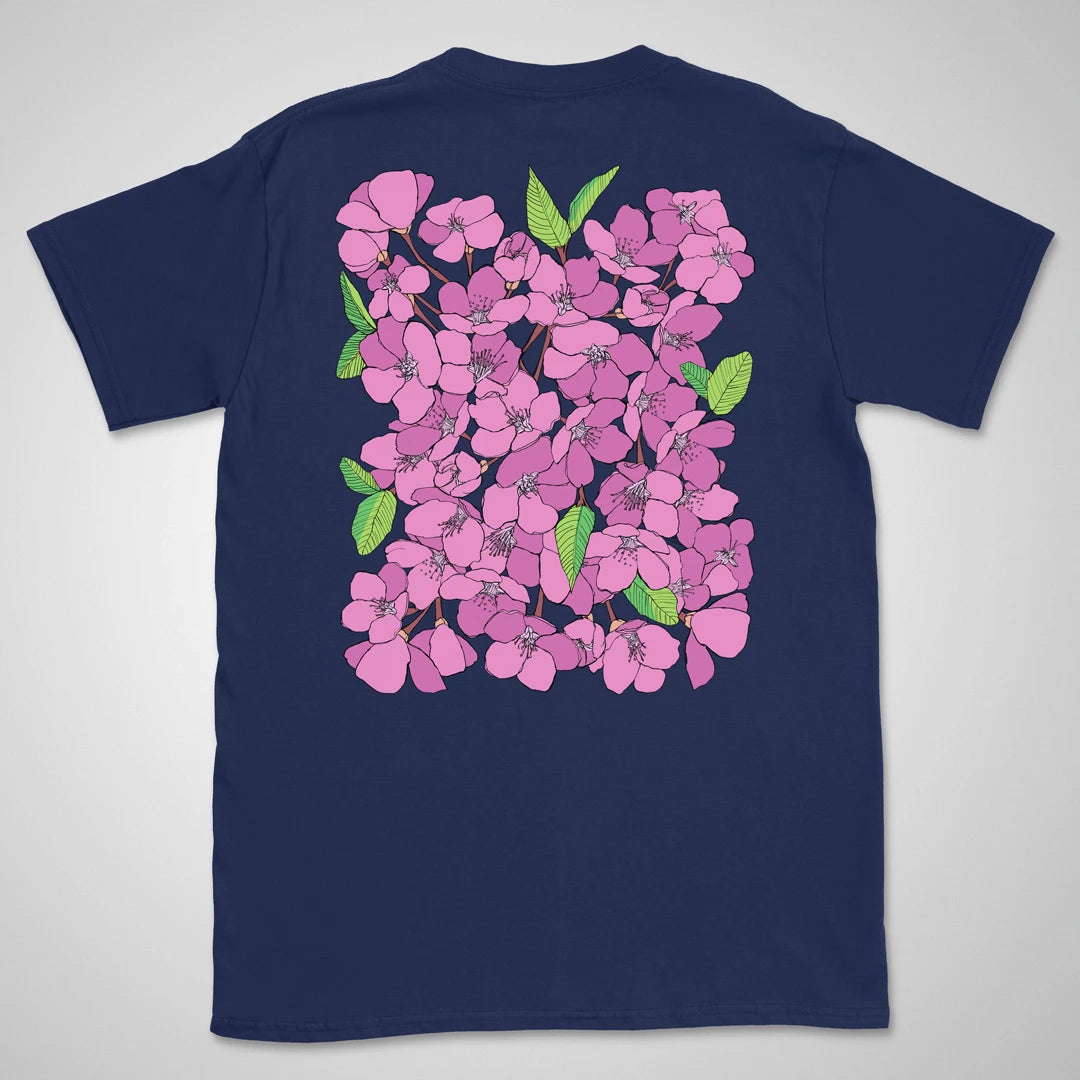 Cherry Blossoms | back print ❀ T-shirt