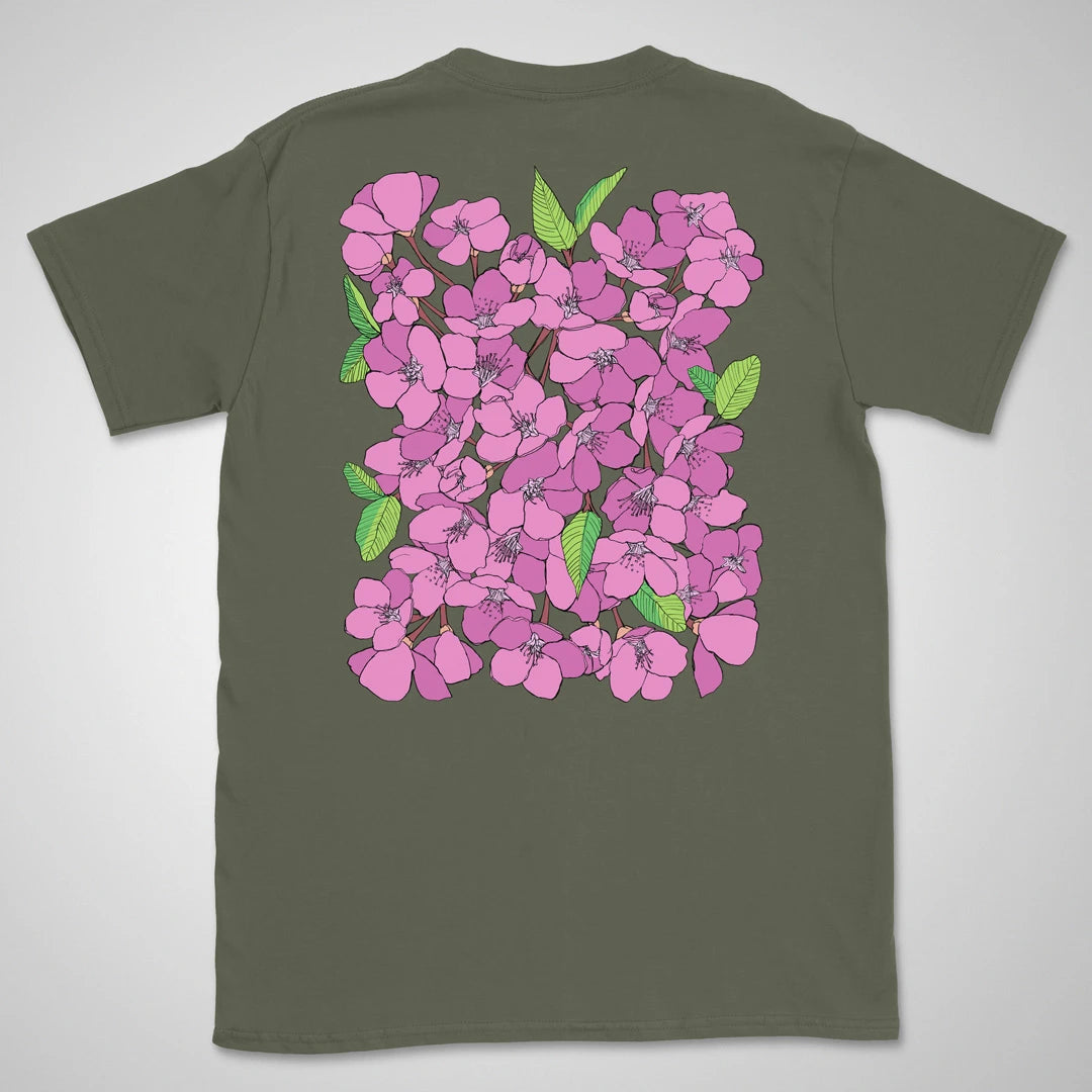 Cherry Blossoms | back print ❀ T-shirt