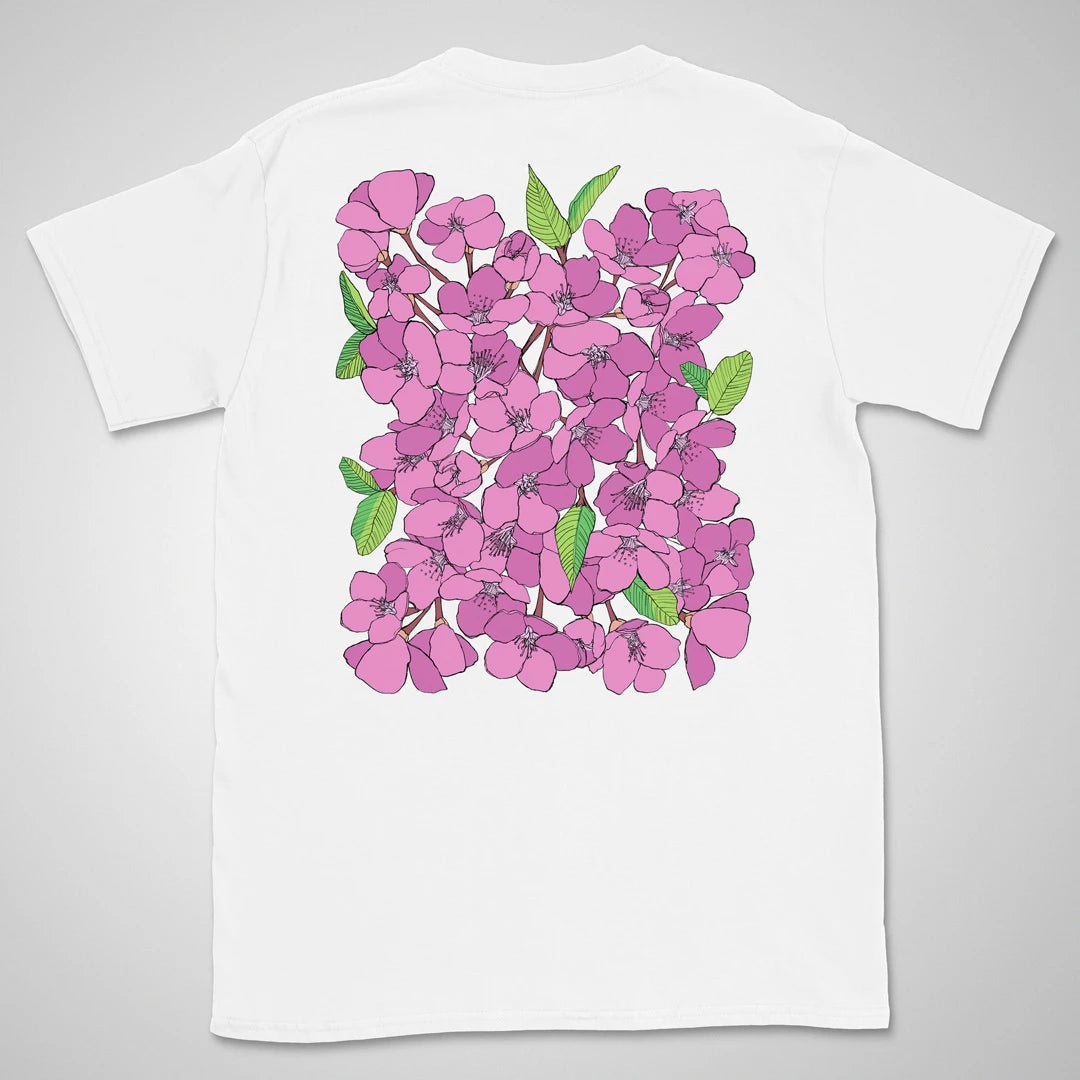 Cherry Blossoms | back print ❀ T-shirt
