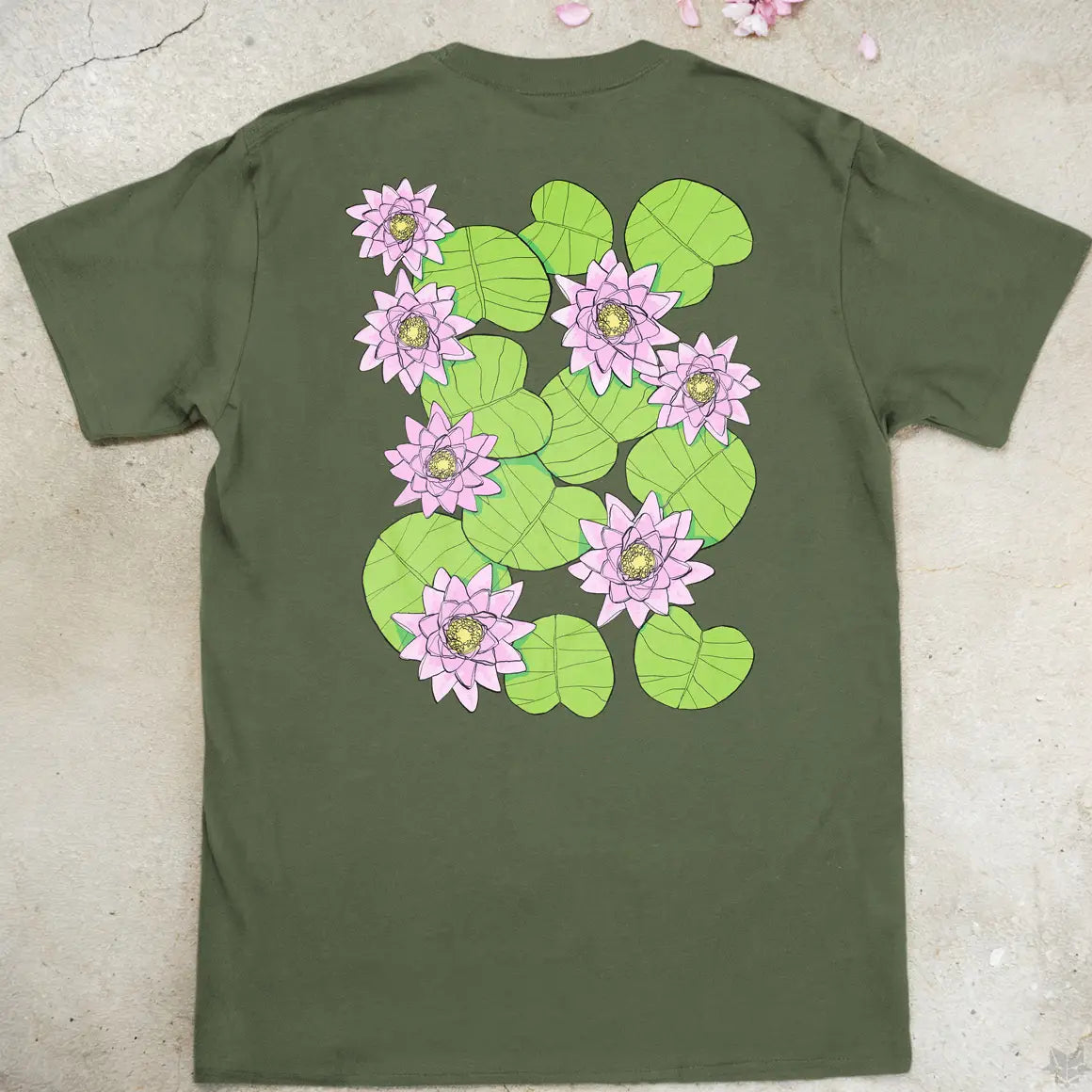 Lotus | back print ❀ T-shirt