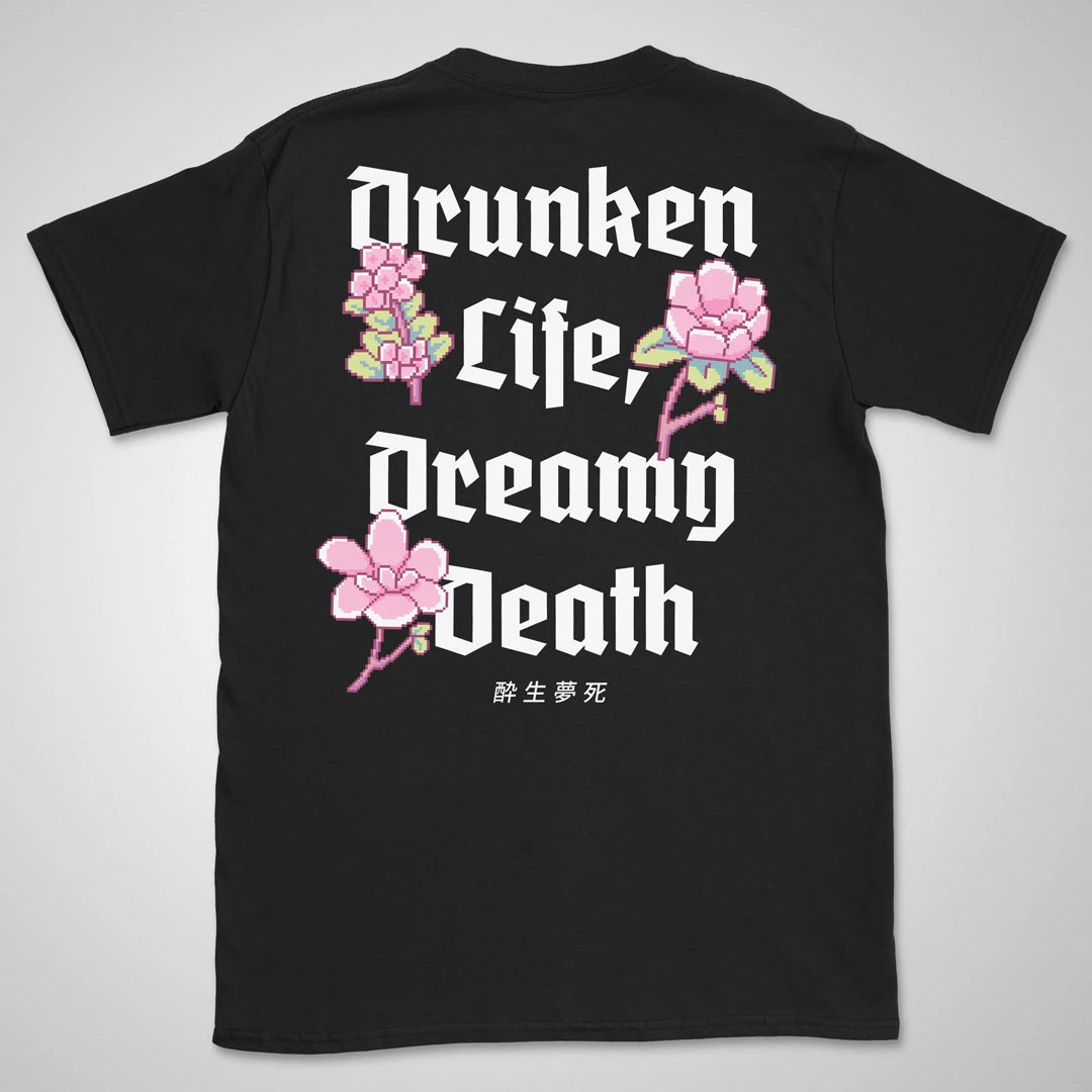 Drunken Life | back print ❀ T-shirt