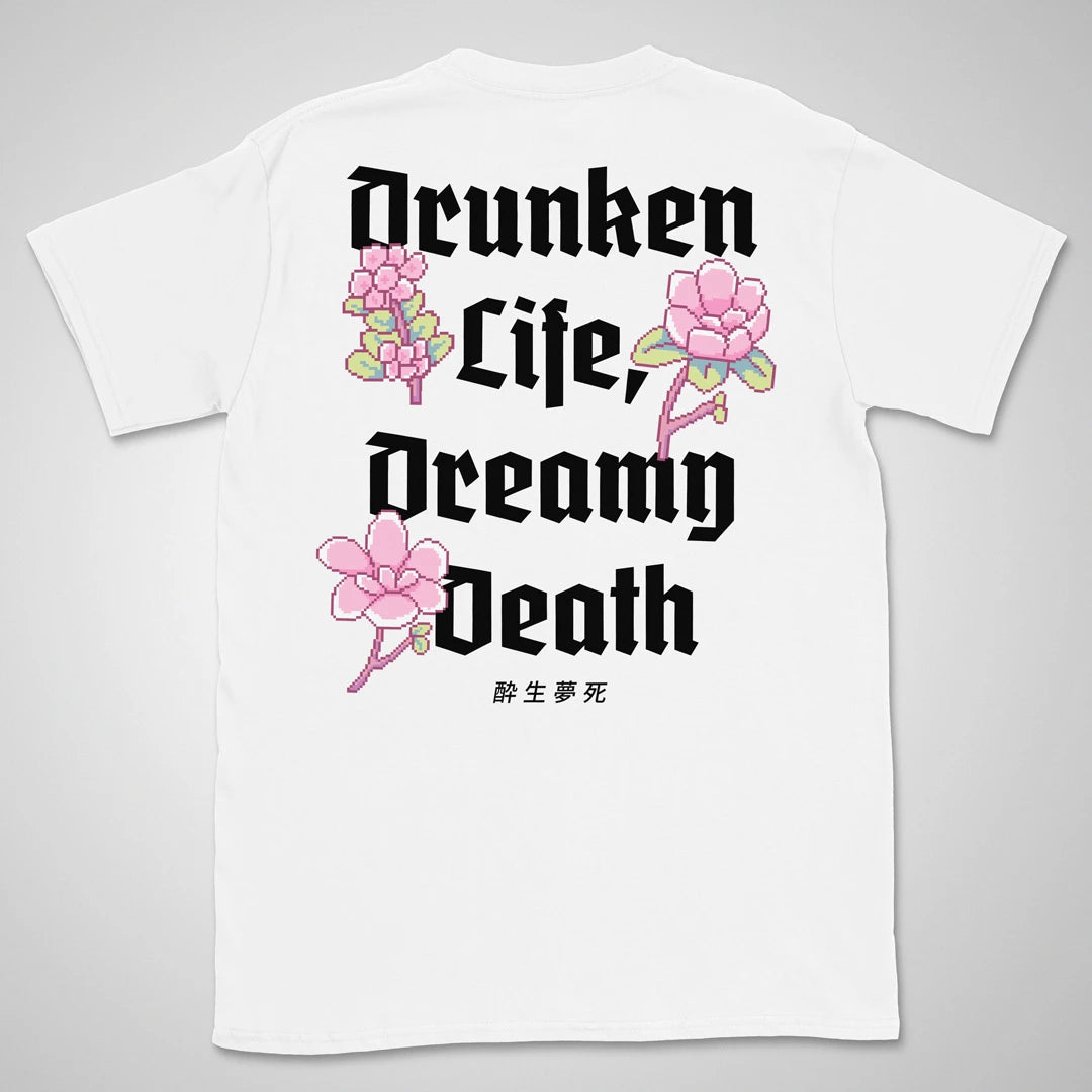 Drunken Life | back print ❀ T-shirt