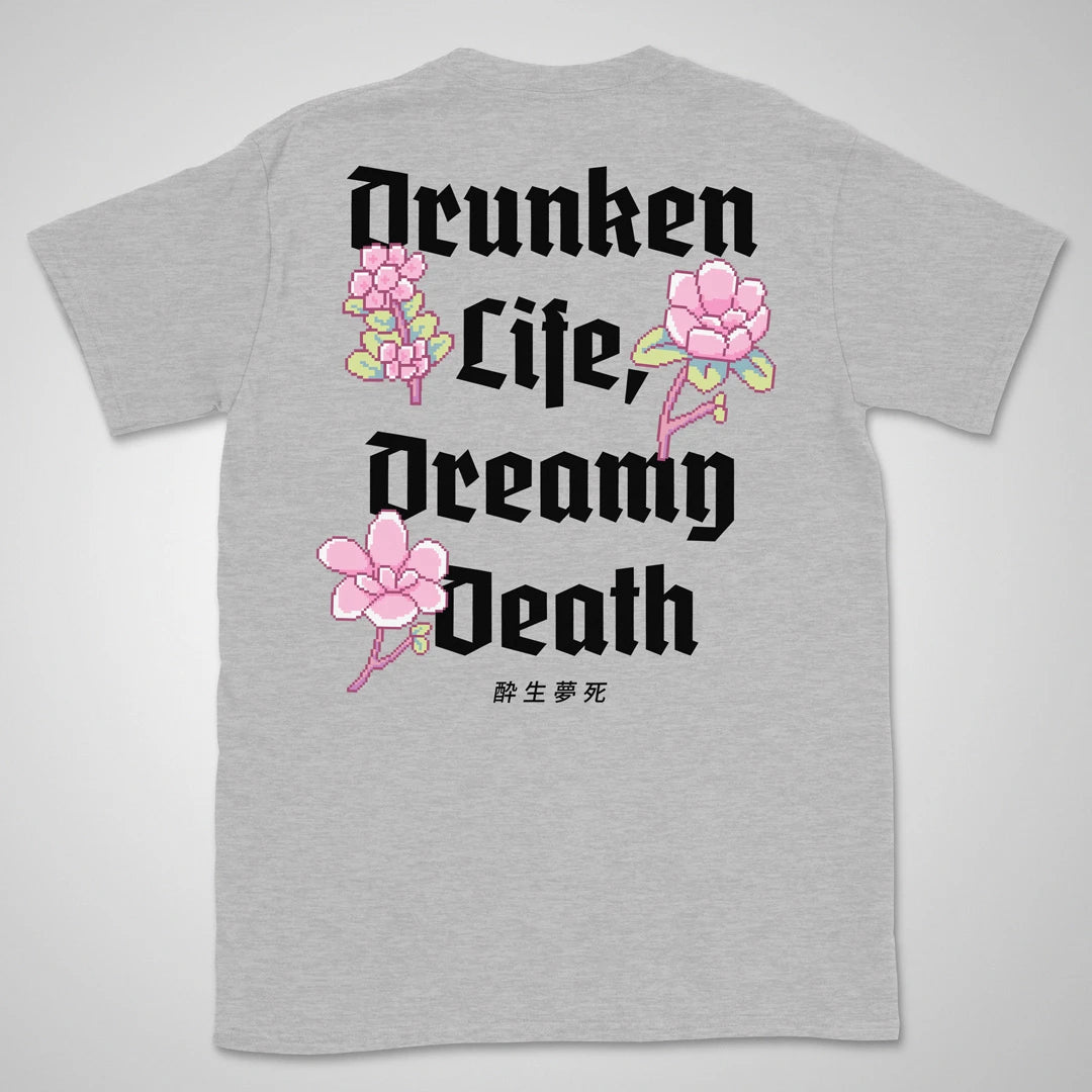 Drunken Life | back print ❀ T-shirt