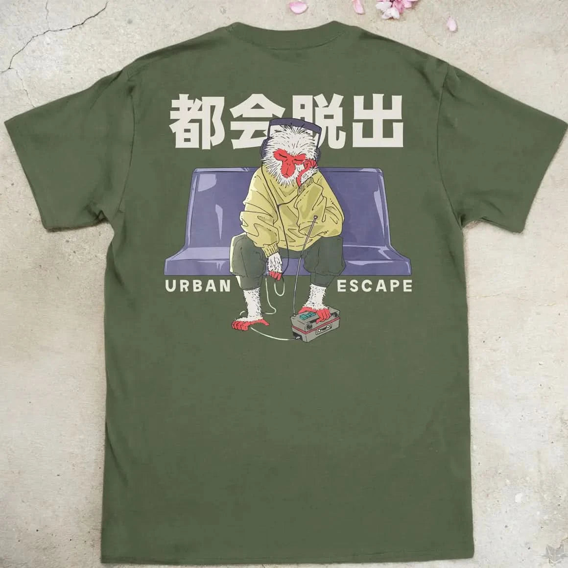 Urban Escape | back print ❀ T-shirt