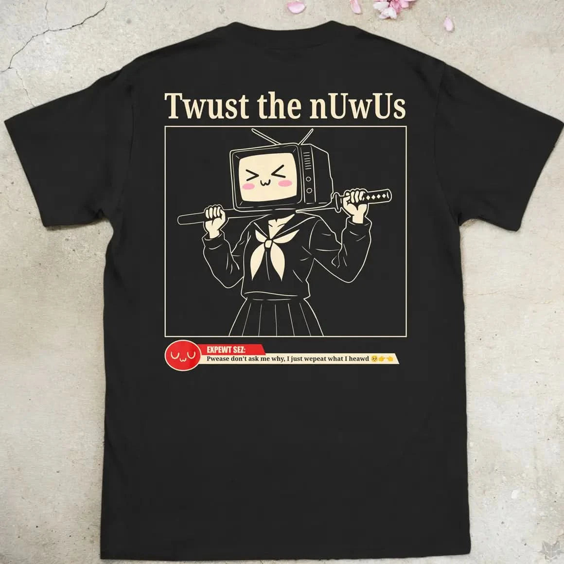 Pwopaganda-chan Gen1 | back print ❀ T-shirt