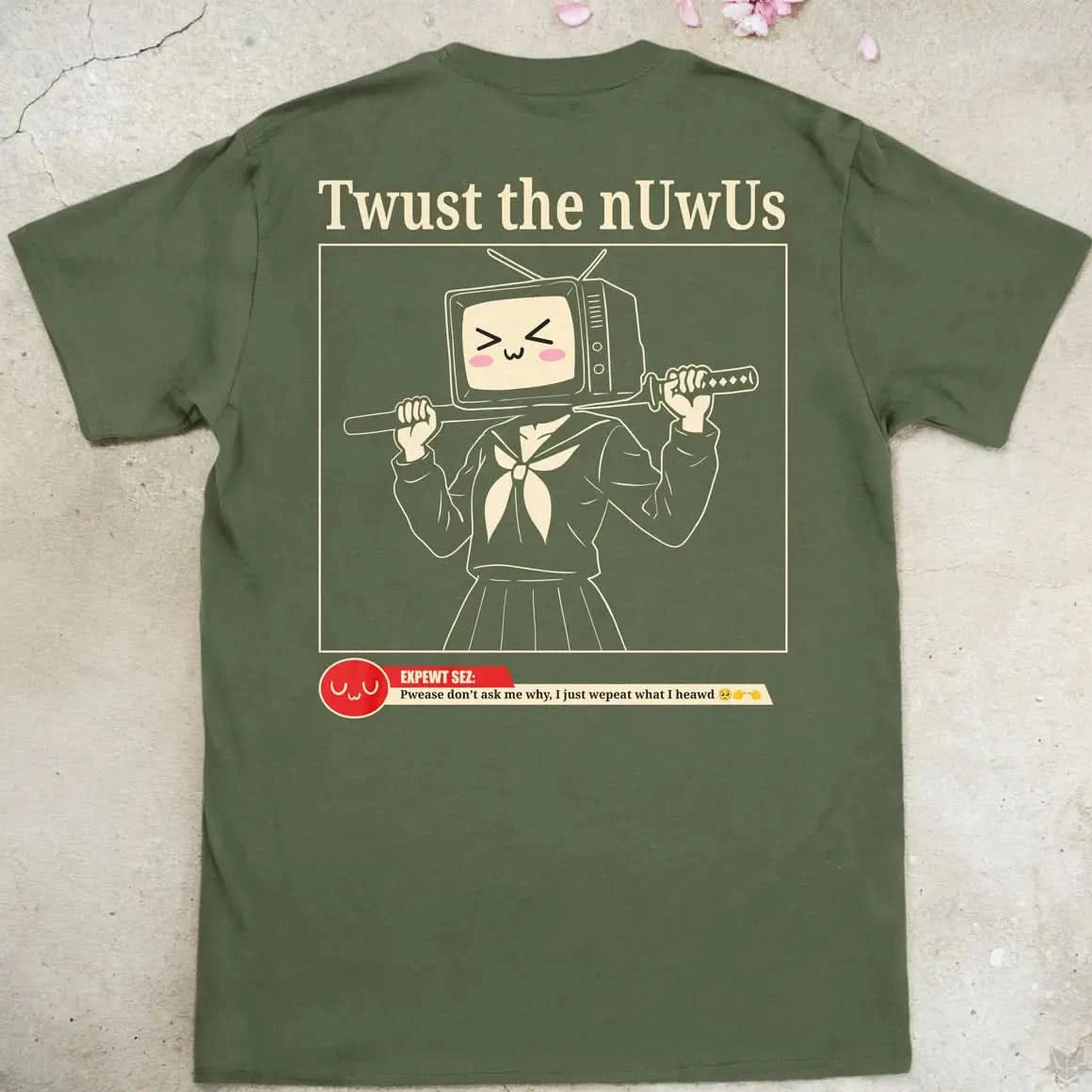 Pwopaganda-chan Gen1 | back print ❀ T-shirt