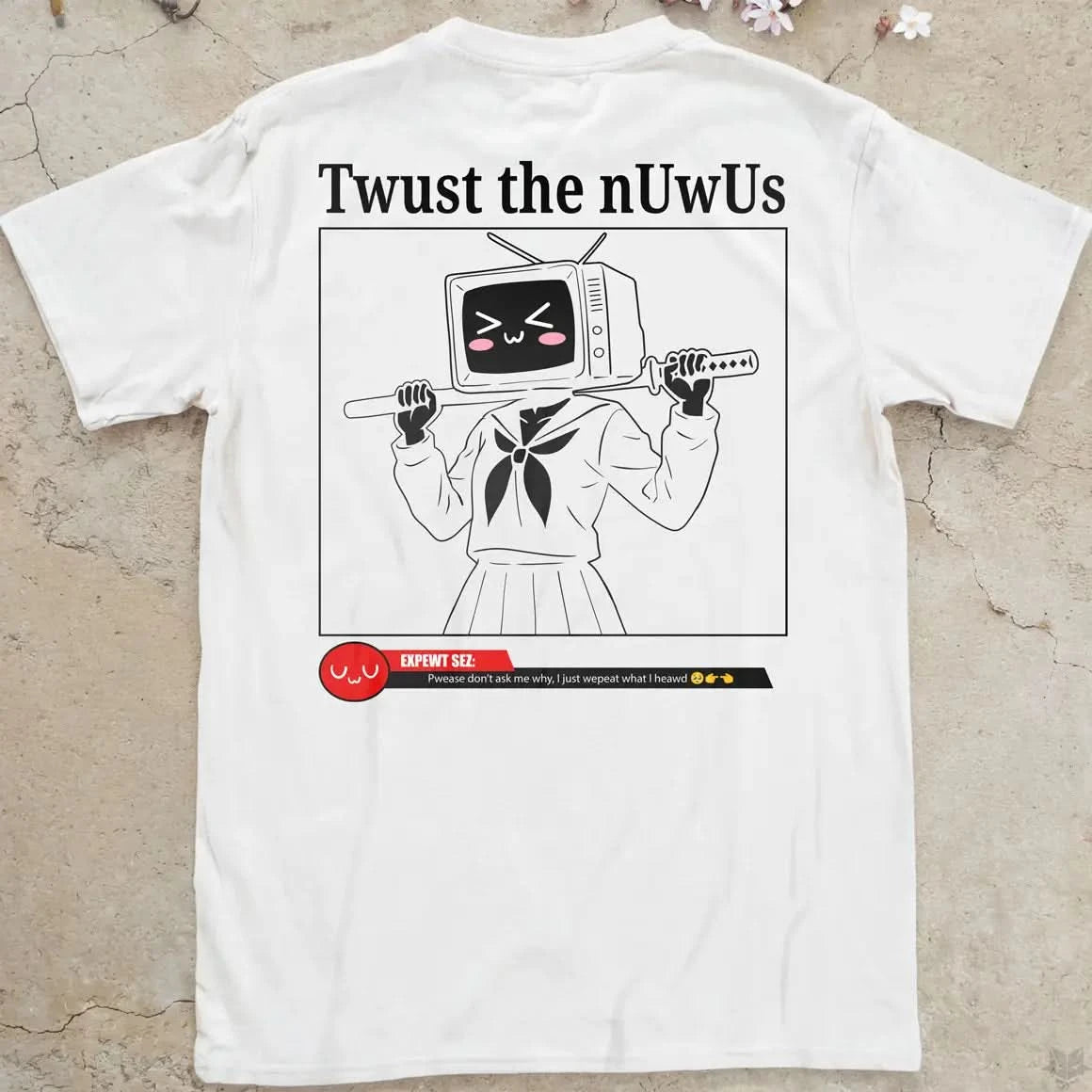 Pwopaganda-chan Gen1 | back print ❀ T-shirt