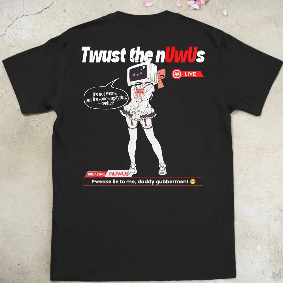 Pwopaganda-chan Gen2 | back print ❀ T-shirt