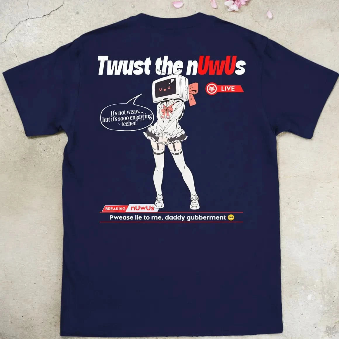 Pwopaganda-chan Gen2 | back print ❀ T-shirt