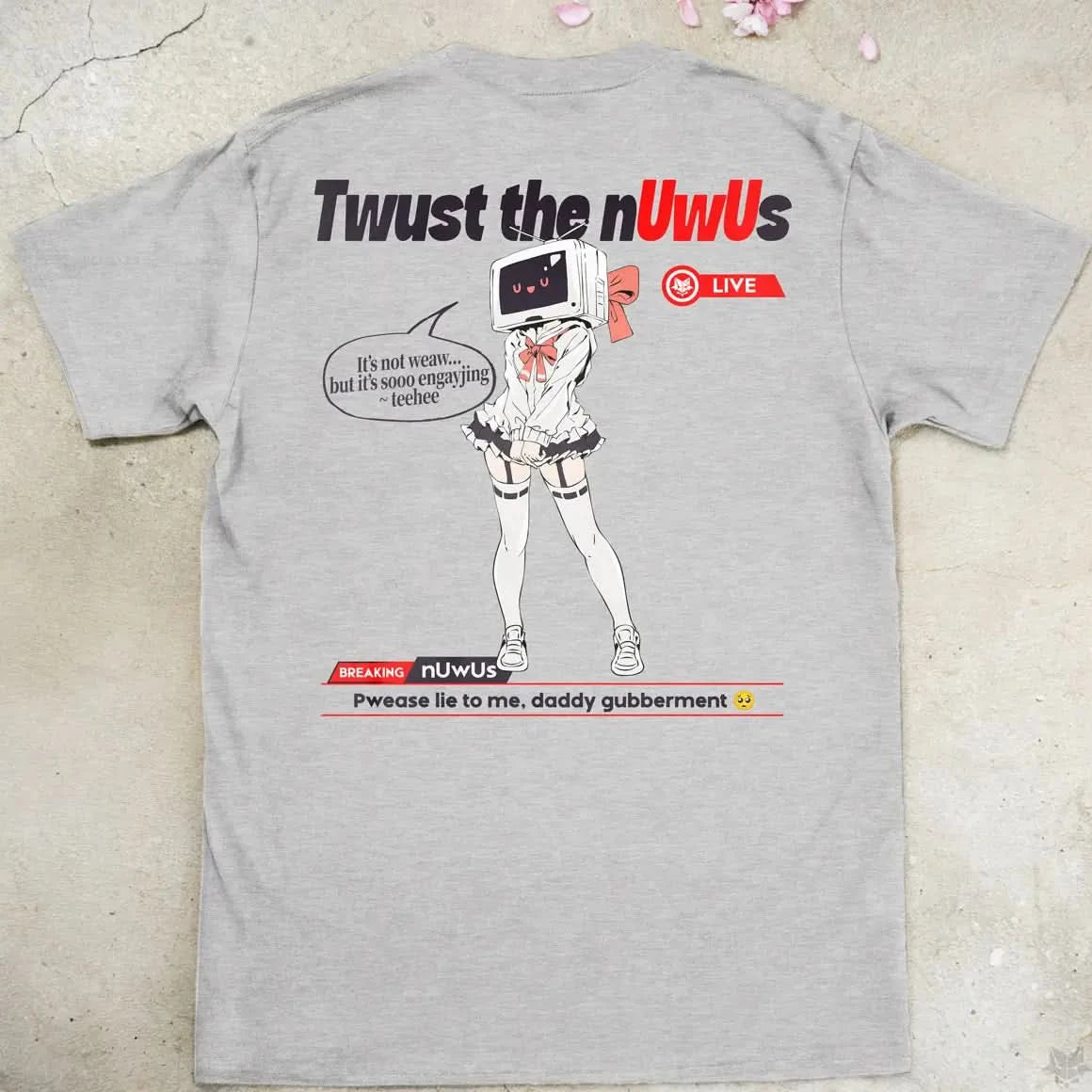 Pwopaganda-chan Gen2 | back print ❀ T-shirt