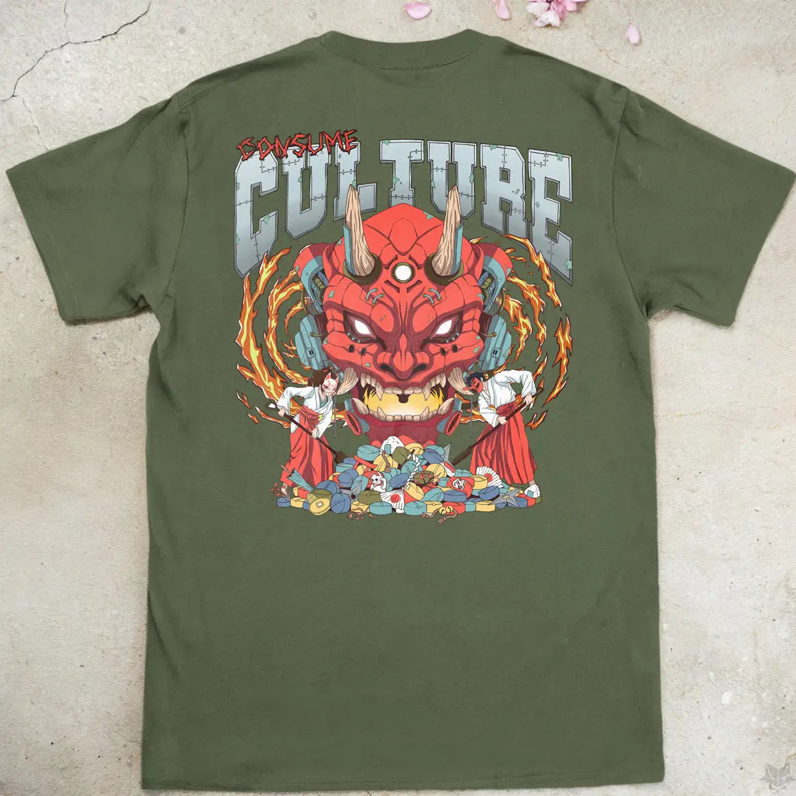 Consume Culture | back print ❀ T-shirt