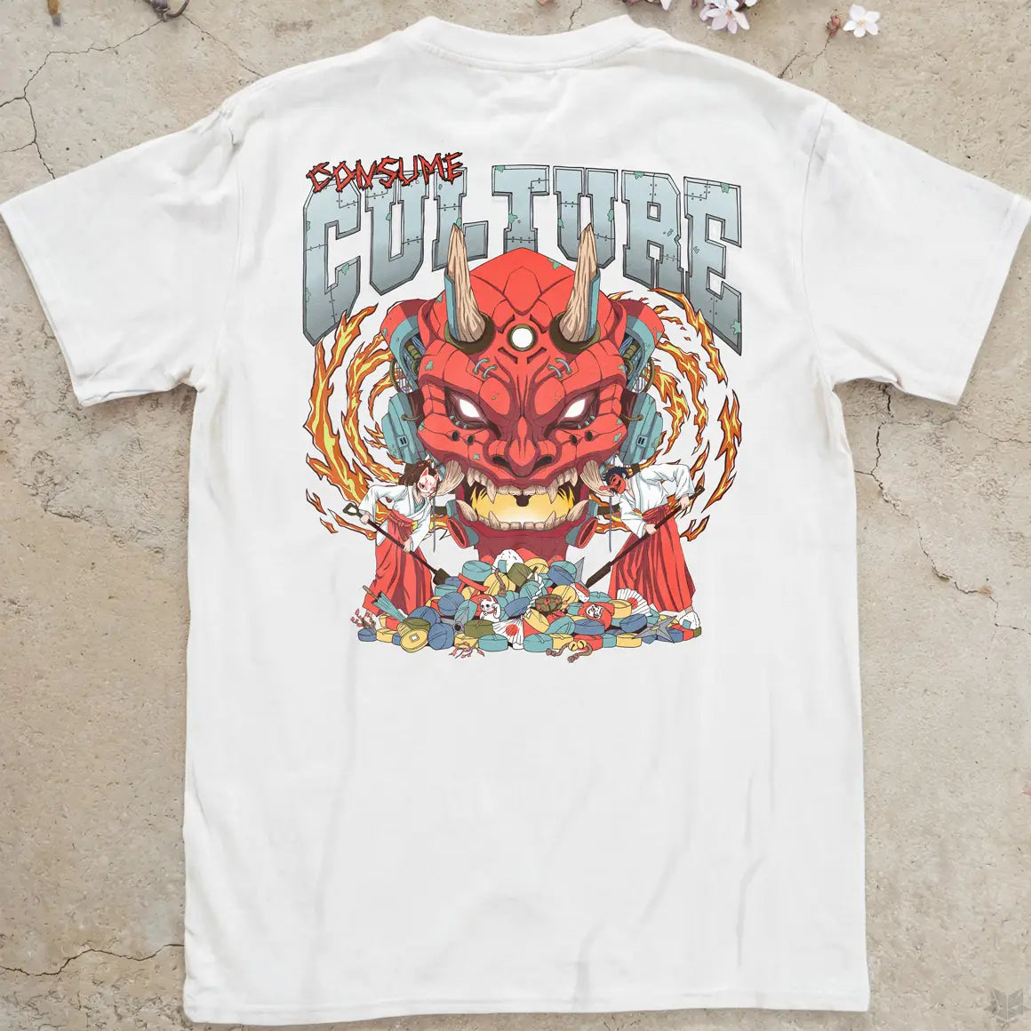 Consume Culture | back print ❀ T-shirt