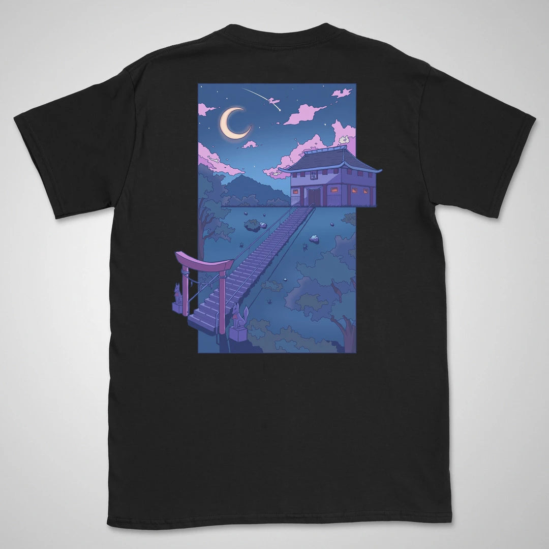 LoFi Night | back print ❀ T-shirt